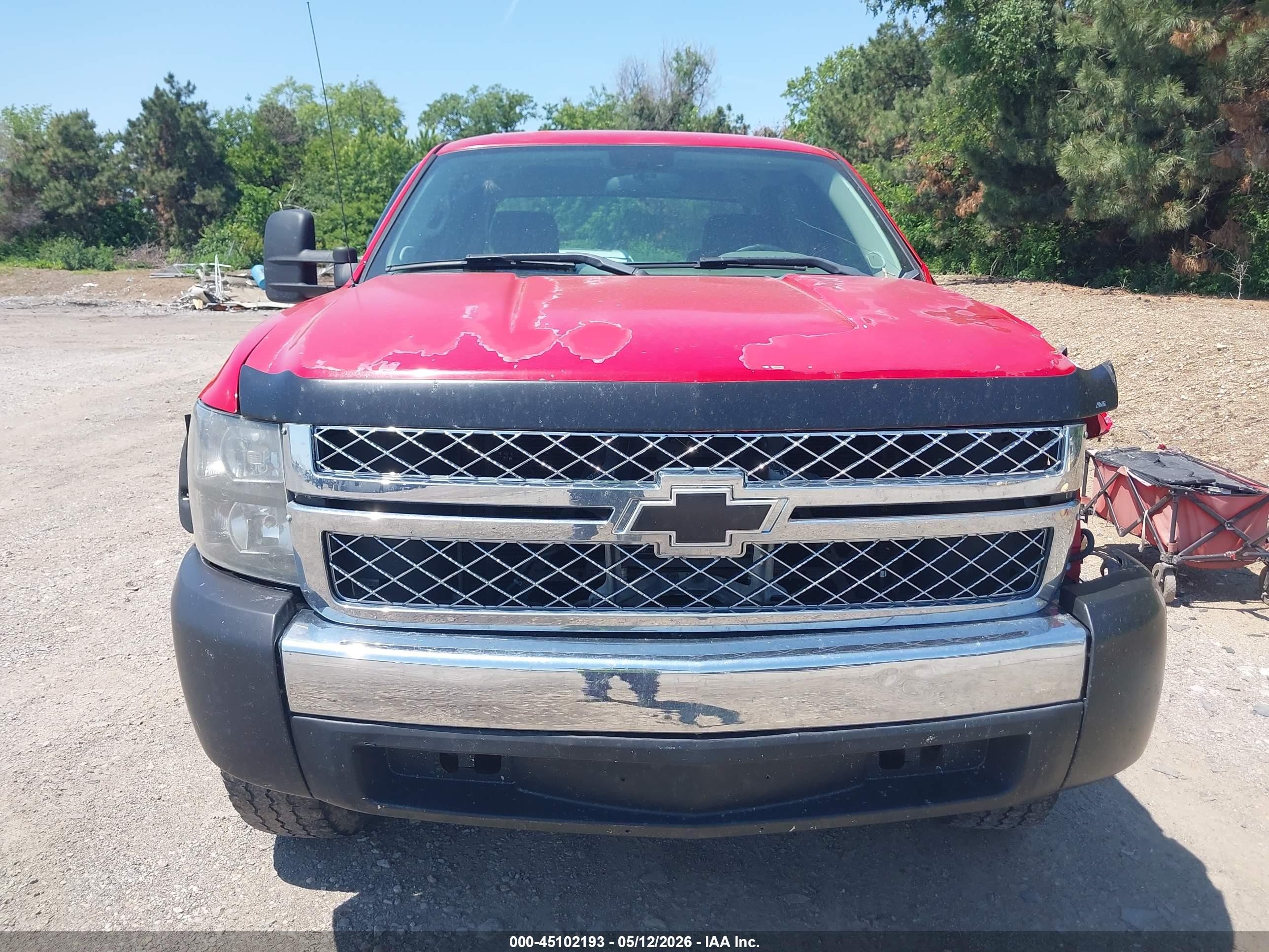 2011 Chevrolet Silverado 1500 Work Truck Red vin: 3GCPKPEA2BG373199