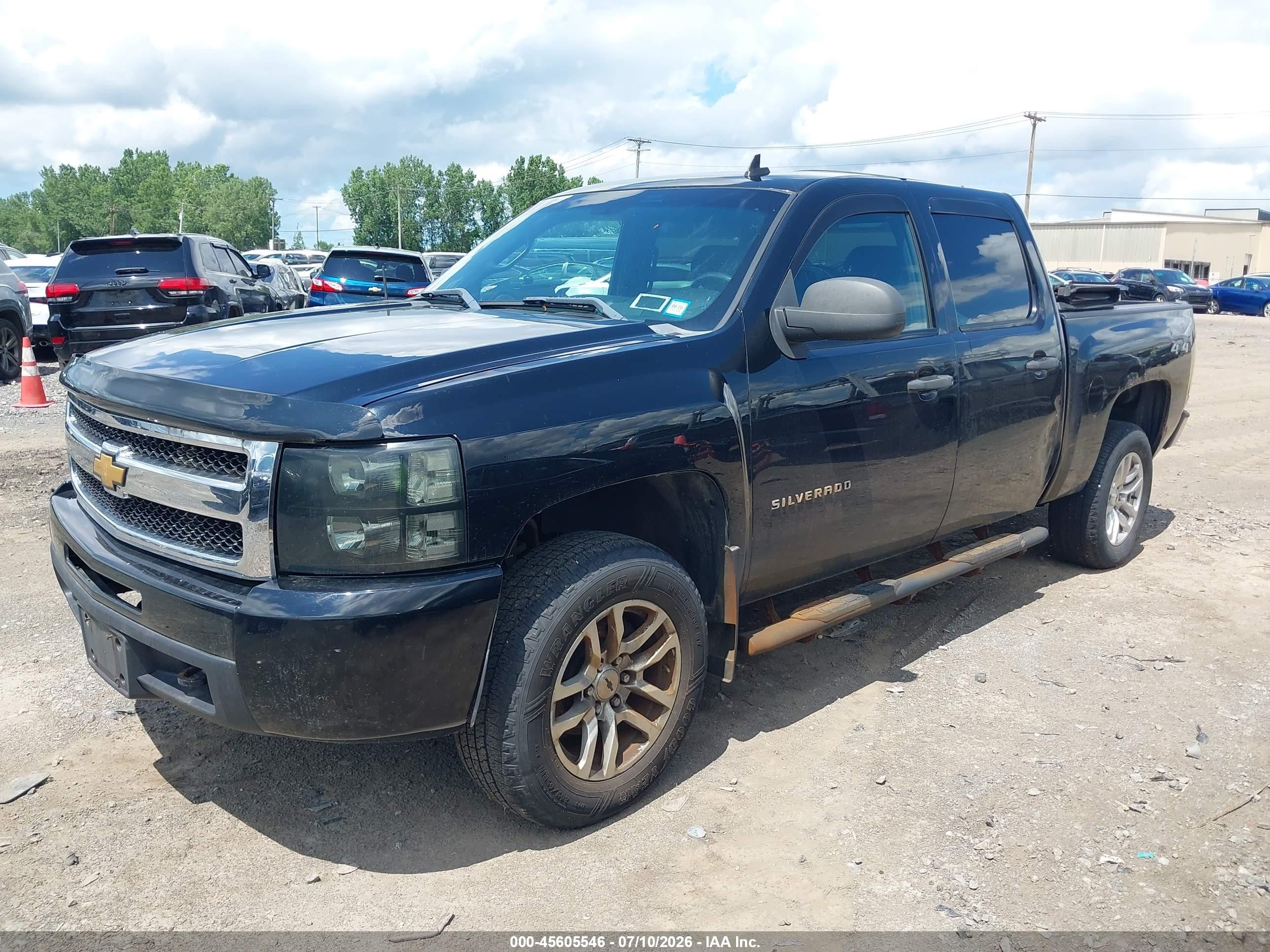 2011 Chevrolet Silverado 1500 Work Truck Black vin: 3GCPKPEA4BG100846