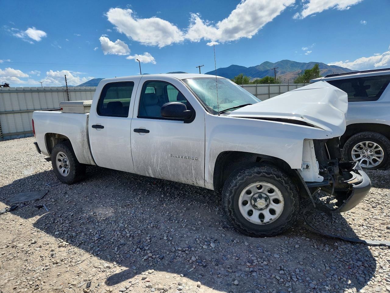 2012 Chevrolet Silverado K1500 White vin: 3GCPKPEA4CG136778