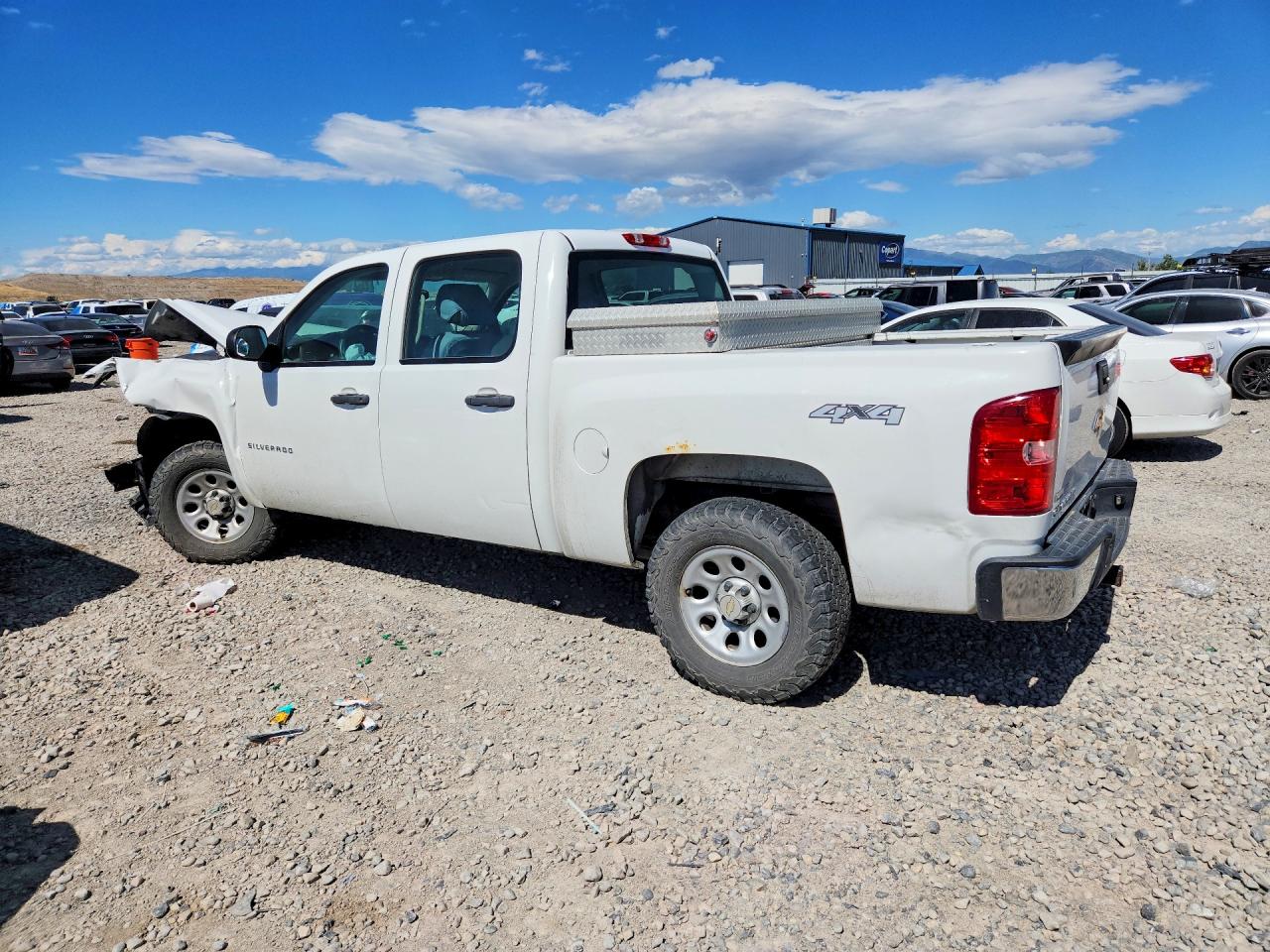 2012 Chevrolet Silverado K1500 White vin: 3GCPKPEA4CG136778