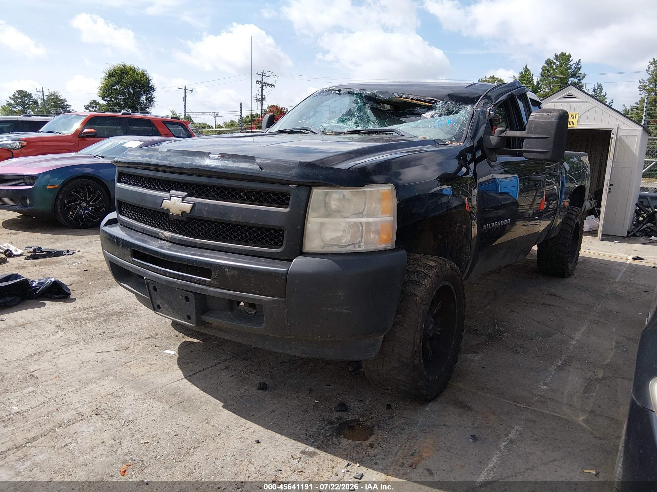 2011 Chevrolet Silverado 1500 Work Truck Black vin: 3GCPKPEAXBG203494