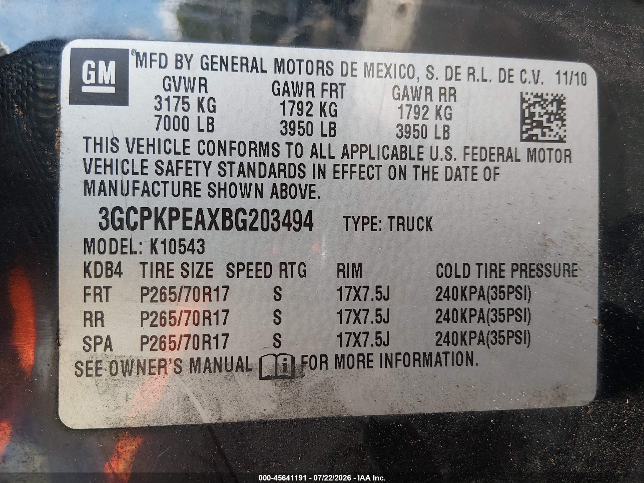 2011 Chevrolet Silverado 1500 Work Truck Black vin: 3GCPKPEAXBG203494