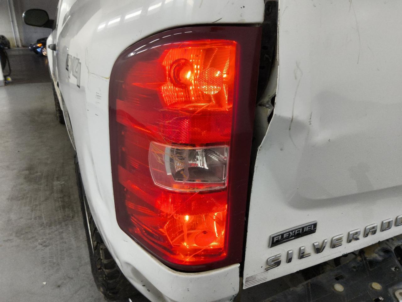 2012 Chevrolet Silverado K1500 Ls White vin: 3GCPKREA0CG150706 Damage: Left Tail Light, Broken, Replacement Required