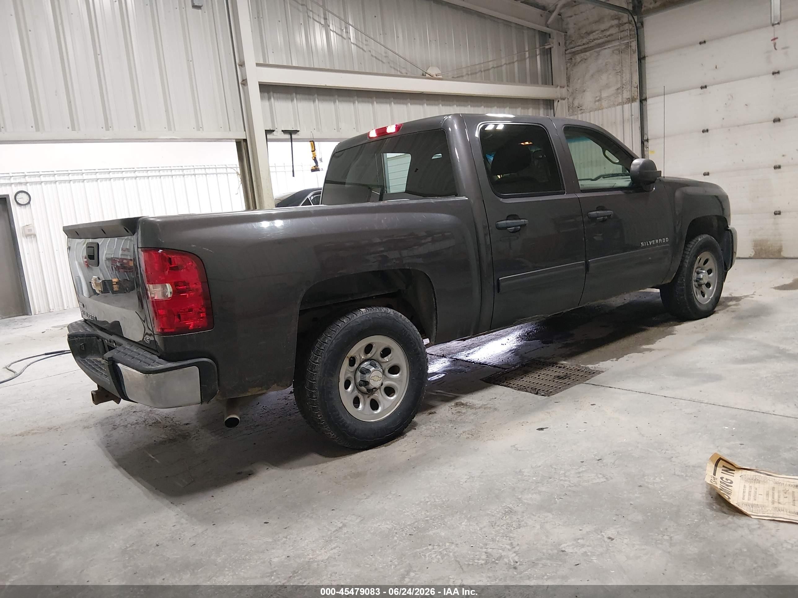 2011 Chevrolet Silverado 1500 Ls Blue vin: 3GCPKREA1BG165066