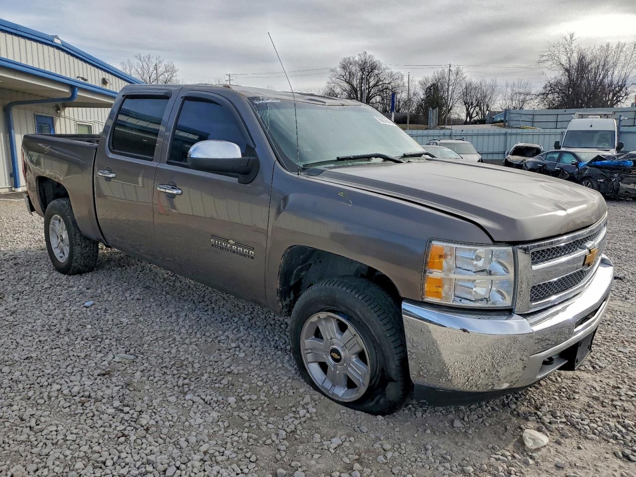 2012 Chevrolet Silverado K1500 Ls Gray vin: 3GCPKREA1CG300550