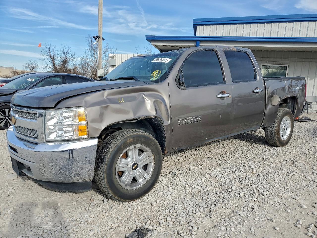 2012 Chevrolet Silverado K1500 Ls Gray vin: 3GCPKREA1CG300550
