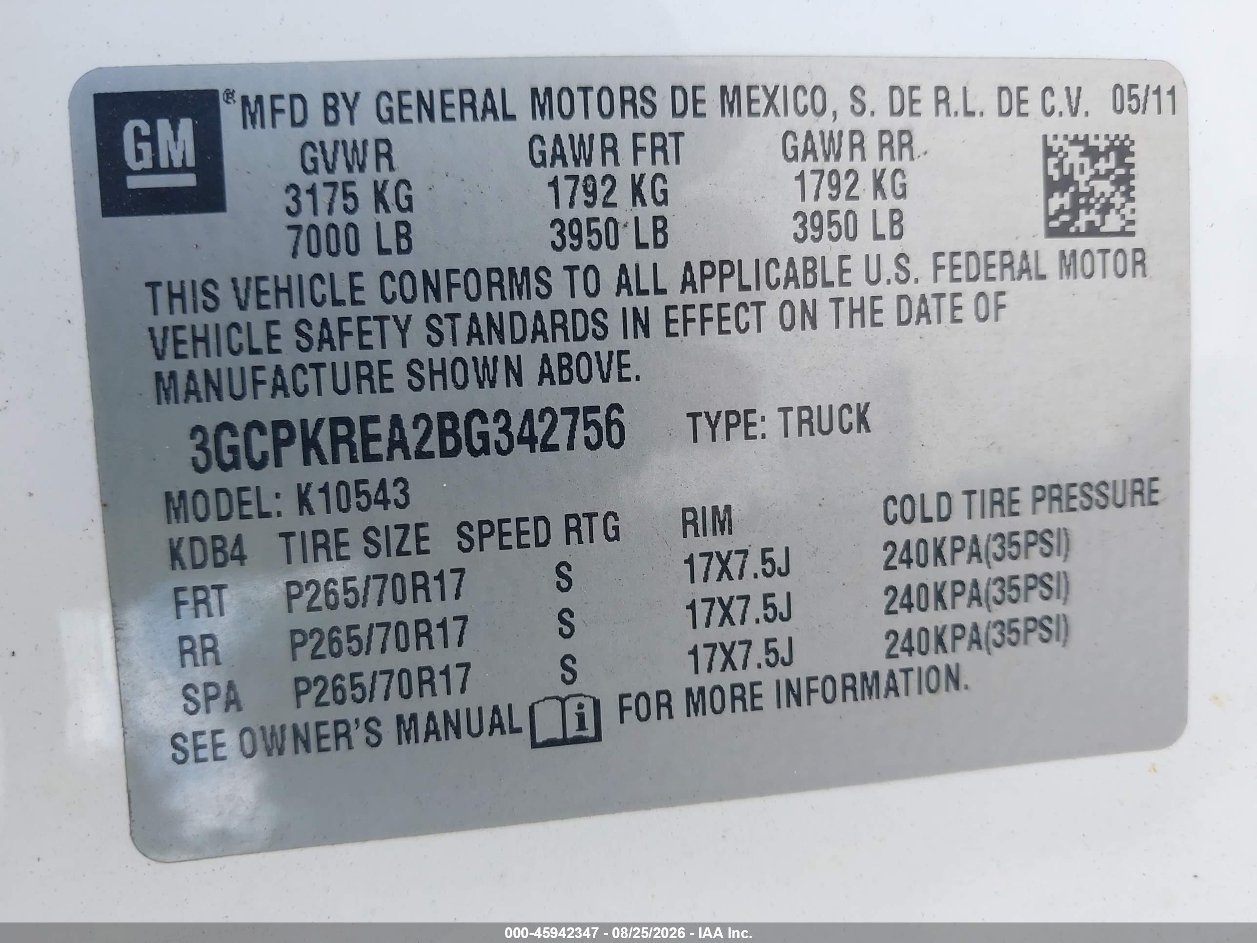2011 Chevrolet Silverado 1500 Ls White vin: 3GCPKREA2BG342756