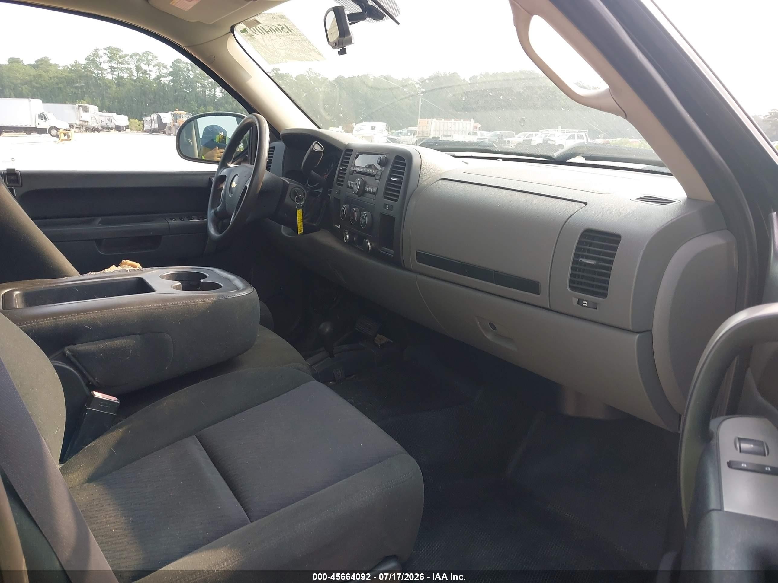 2011 Chevrolet Silverado 1500 Ls Black vin: 3GCPKREA2BG382061