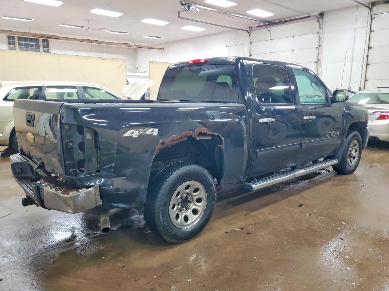 2012 Chevrolet Silverado K1500 Ls Черный vin: 3GCPKREA2CG133521