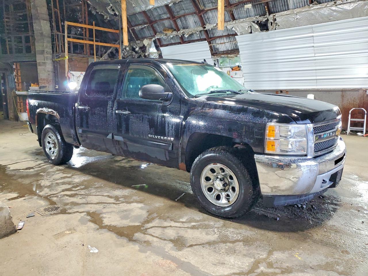 2012 Chevrolet Silverado K1500 Ls Black vin: 3GCPKREA2CG158435