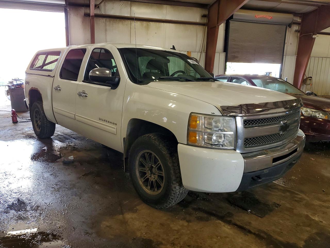 2011 Chevrolet Silverado K1500 Ls White vin: 3GCPKREA3BG366550