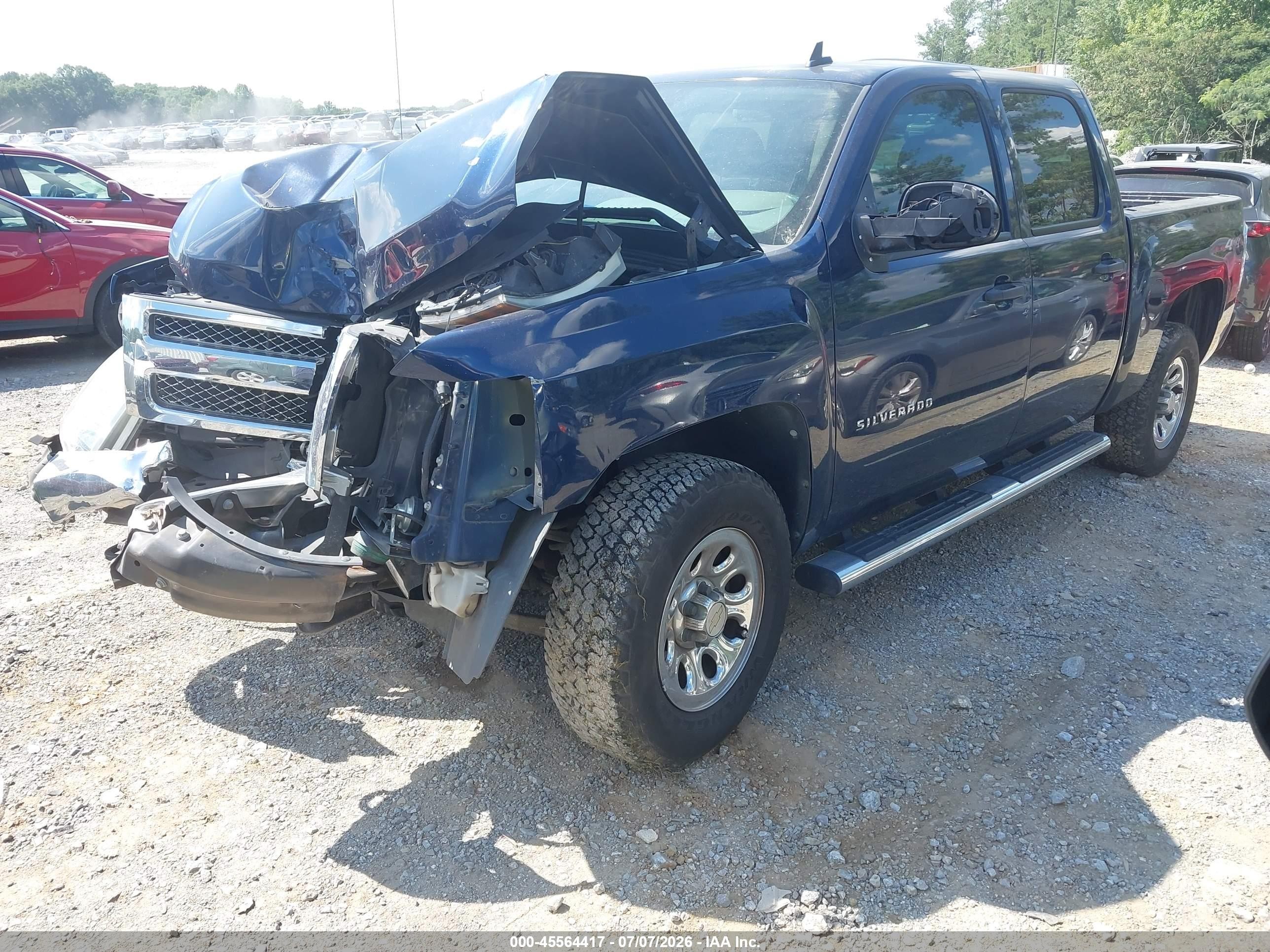 2012 Chevrolet Silverado 1500 Ls Dark Blue vin: 3GCPKREA3CG218531