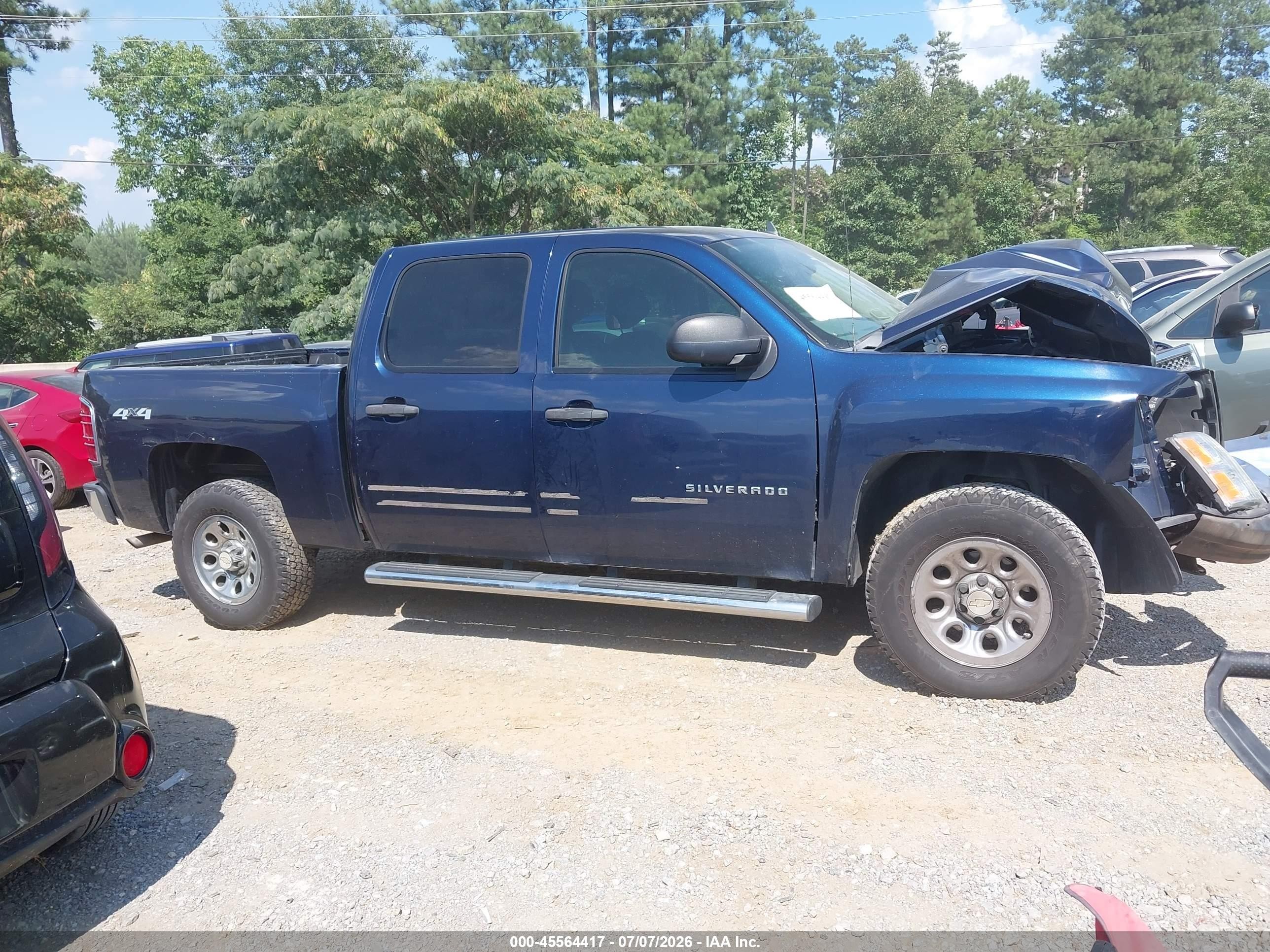 2012 Chevrolet Silverado 1500 Ls Dark Blue vin: 3GCPKREA3CG218531