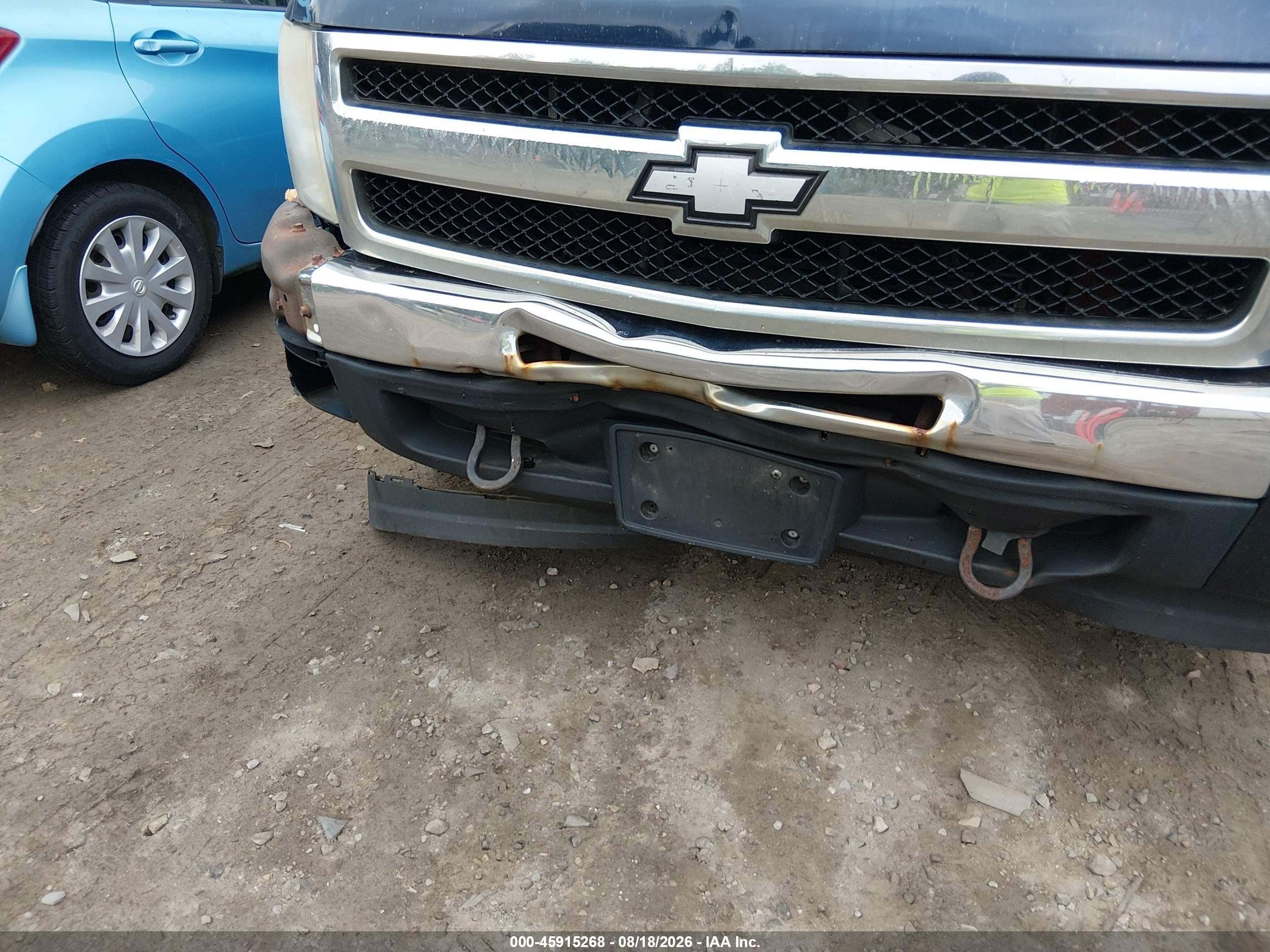 2011 Chevrolet Silverado 1500 Ls Blue vin: 3GCPKREA5BG196515