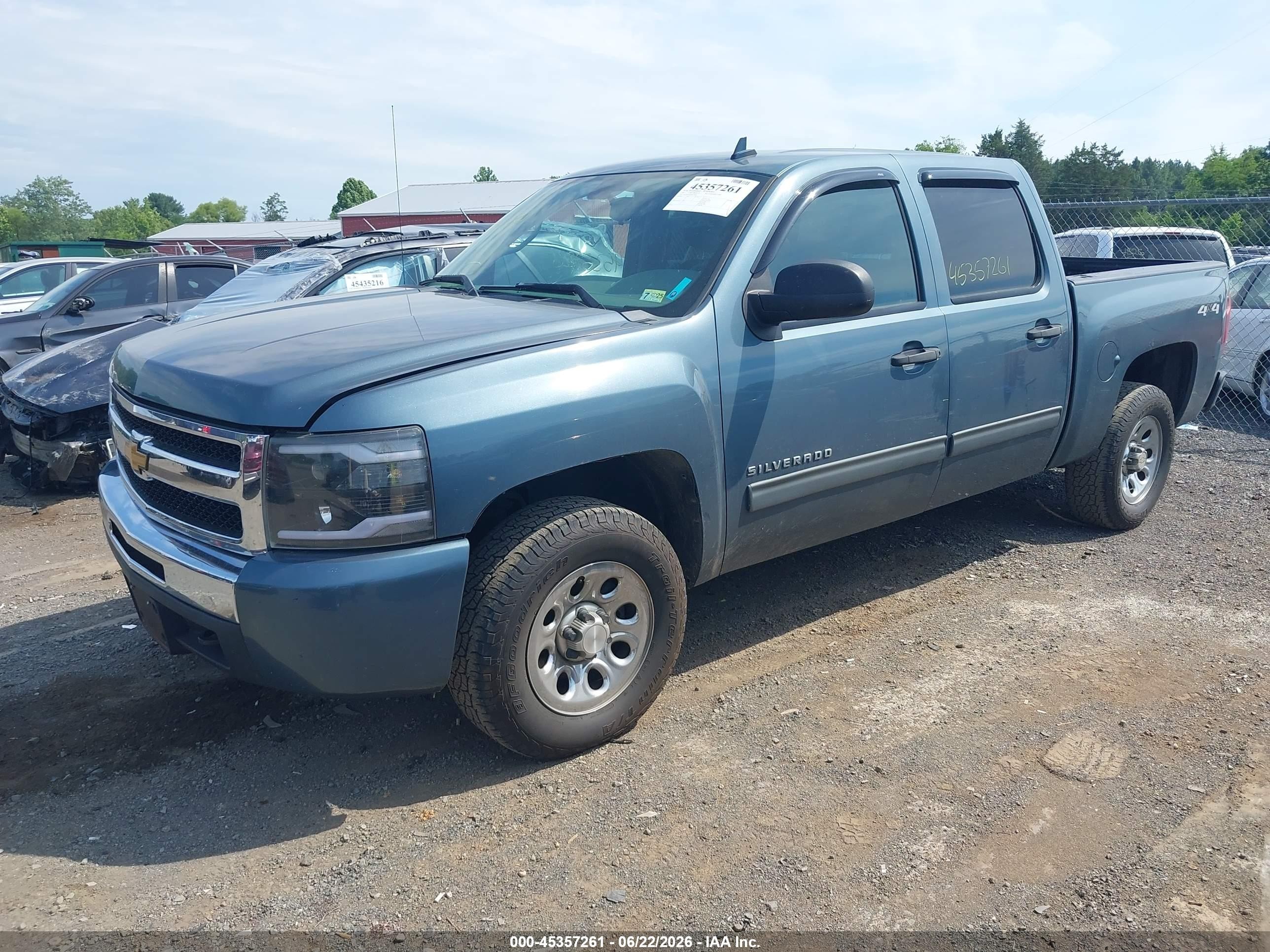2011 Chevrolet Silverado 1500 Ls Blue vin: 3GCPKREA5BG378649