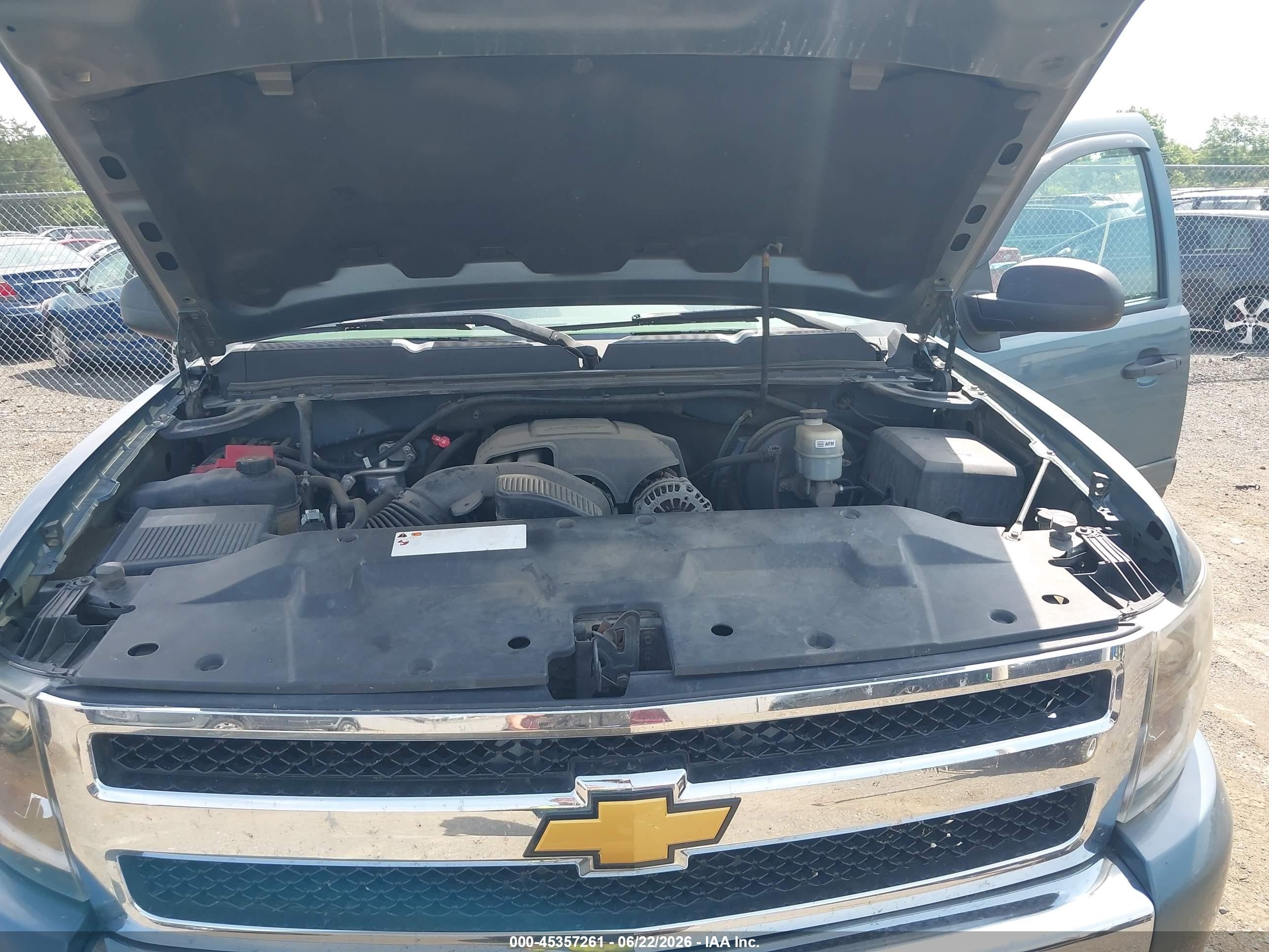 2011 Chevrolet Silverado 1500 Ls Blue vin: 3GCPKREA5BG378649