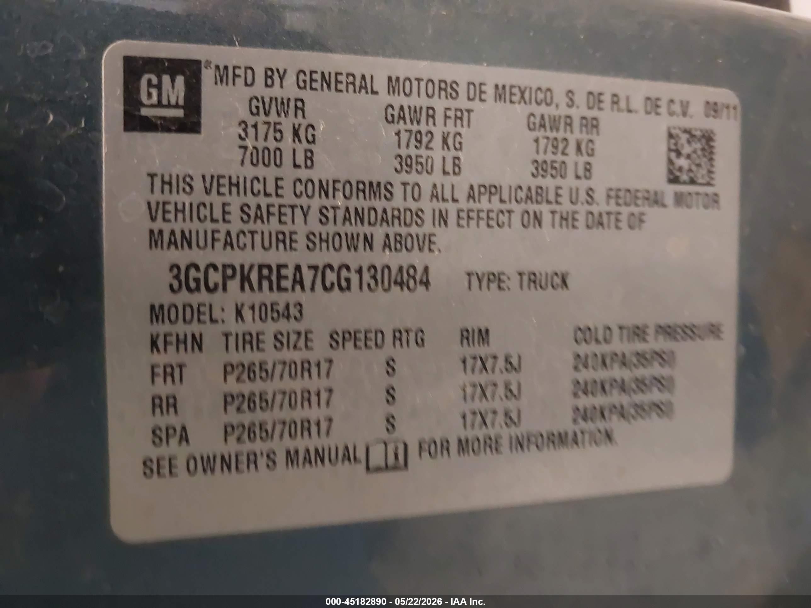 2012 Chevrolet Silverado 1500 Ls Navy vin: 3GCPKREA7CG130484