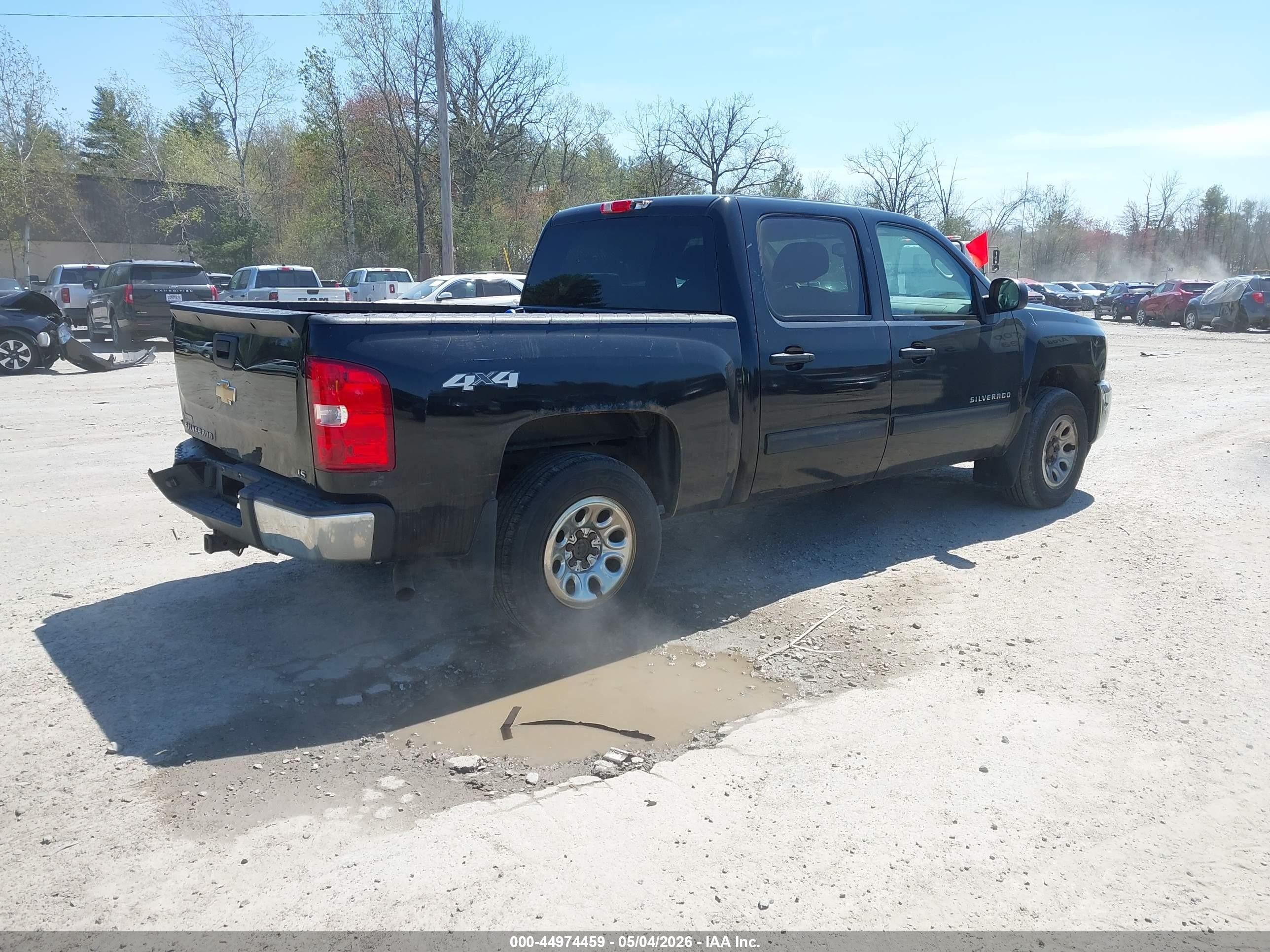 2013 Chevrolet Silverado 1500 Ls Black vin: 3GCPKREA7DG299163