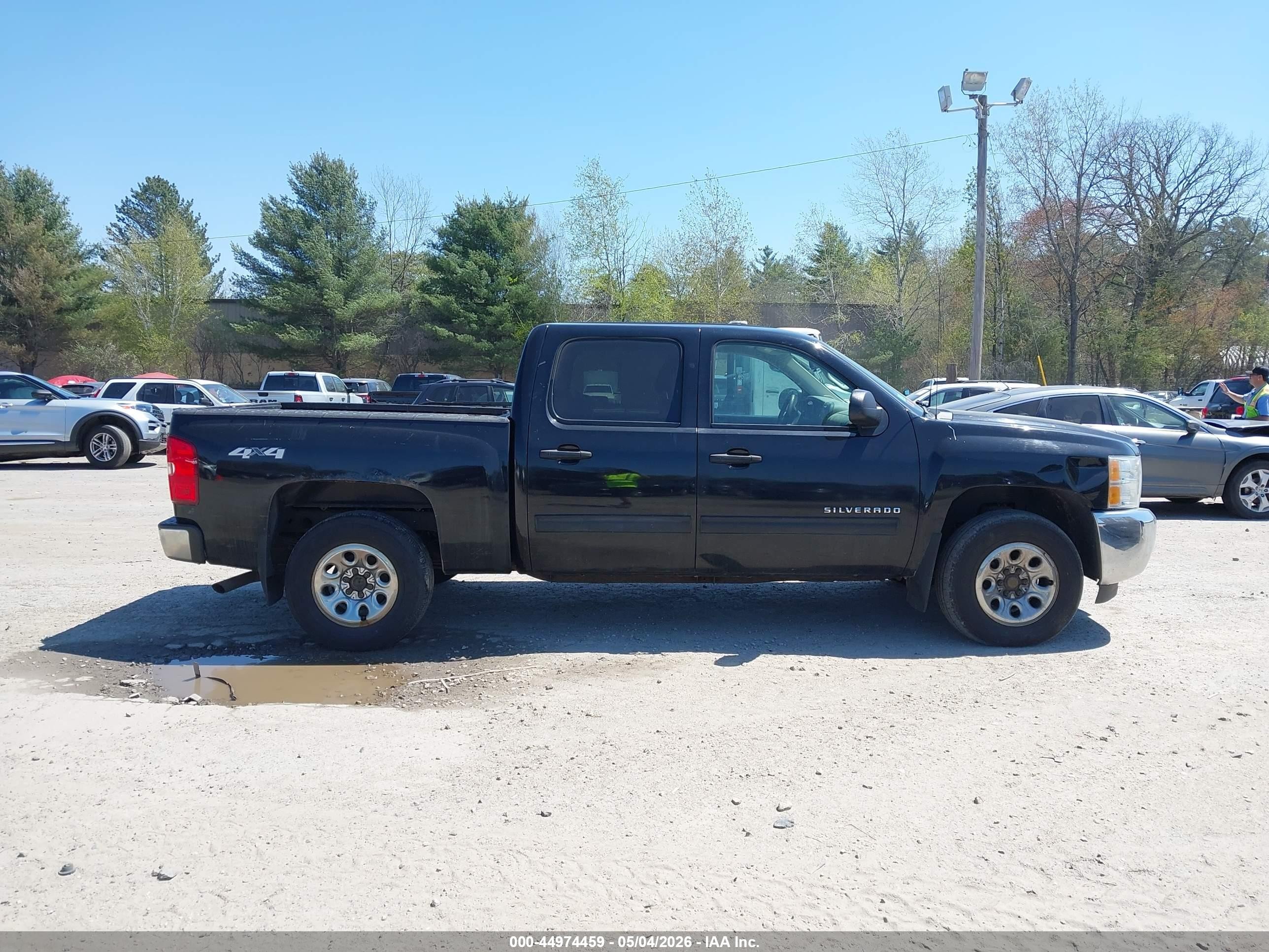 2013 Chevrolet Silverado 1500 Ls Black vin: 3GCPKREA7DG299163