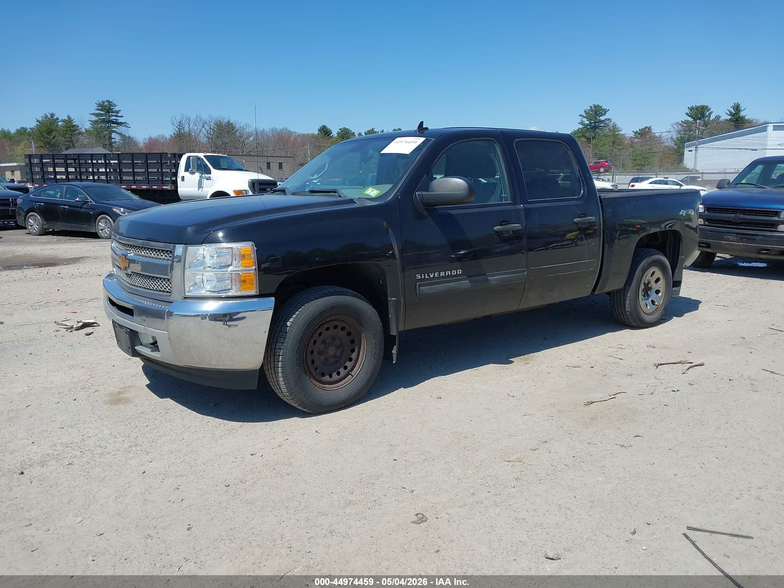 2013 Chevrolet Silverado 1500 Ls Black vin: 3GCPKREA7DG299163
