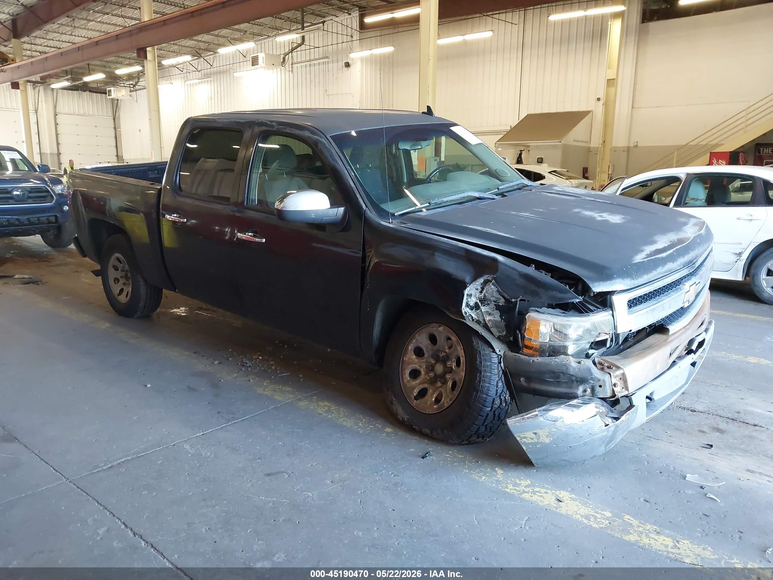 2012 Chevrolet Silverado 1500 Ls Черный vin: 3GCPKREA8CG311366