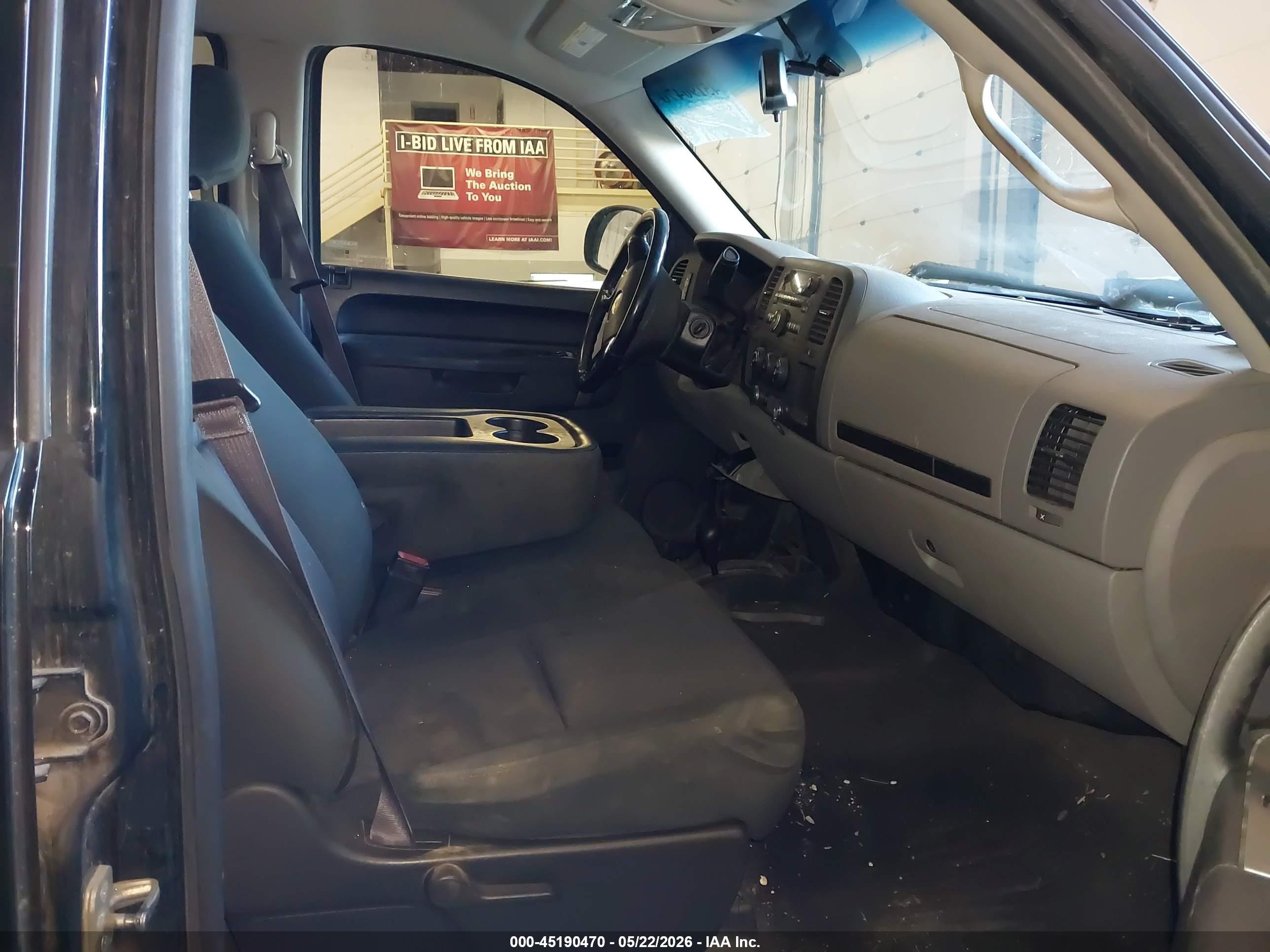 2012 Chevrolet Silverado 1500 Ls Black vin: 3GCPKREA8CG311366