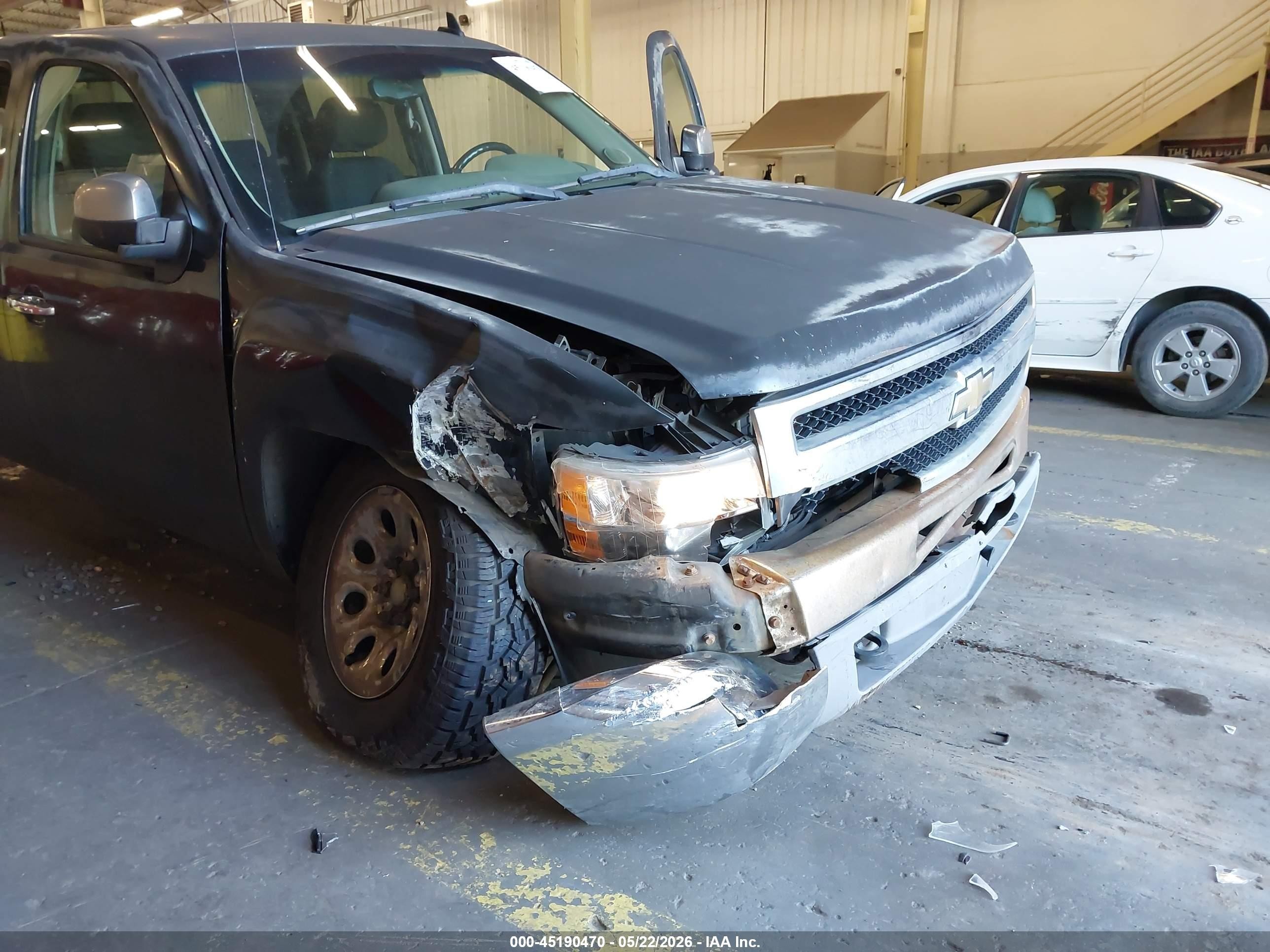 2012 Chevrolet Silverado 1500 Ls Black vin: 3GCPKREA8CG311366