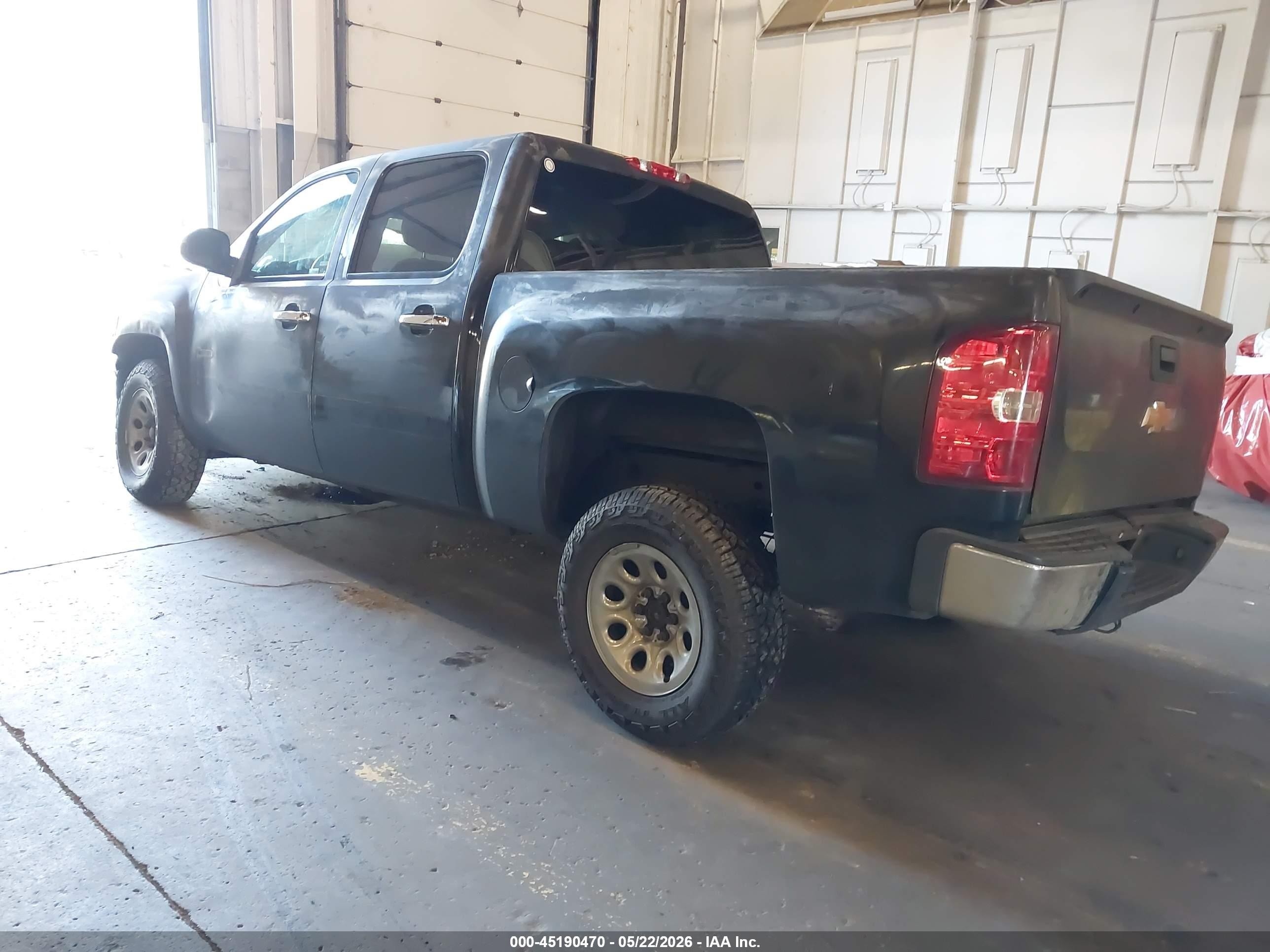 2012 Chevrolet Silverado 1500 Ls Black vin: 3GCPKREA8CG311366