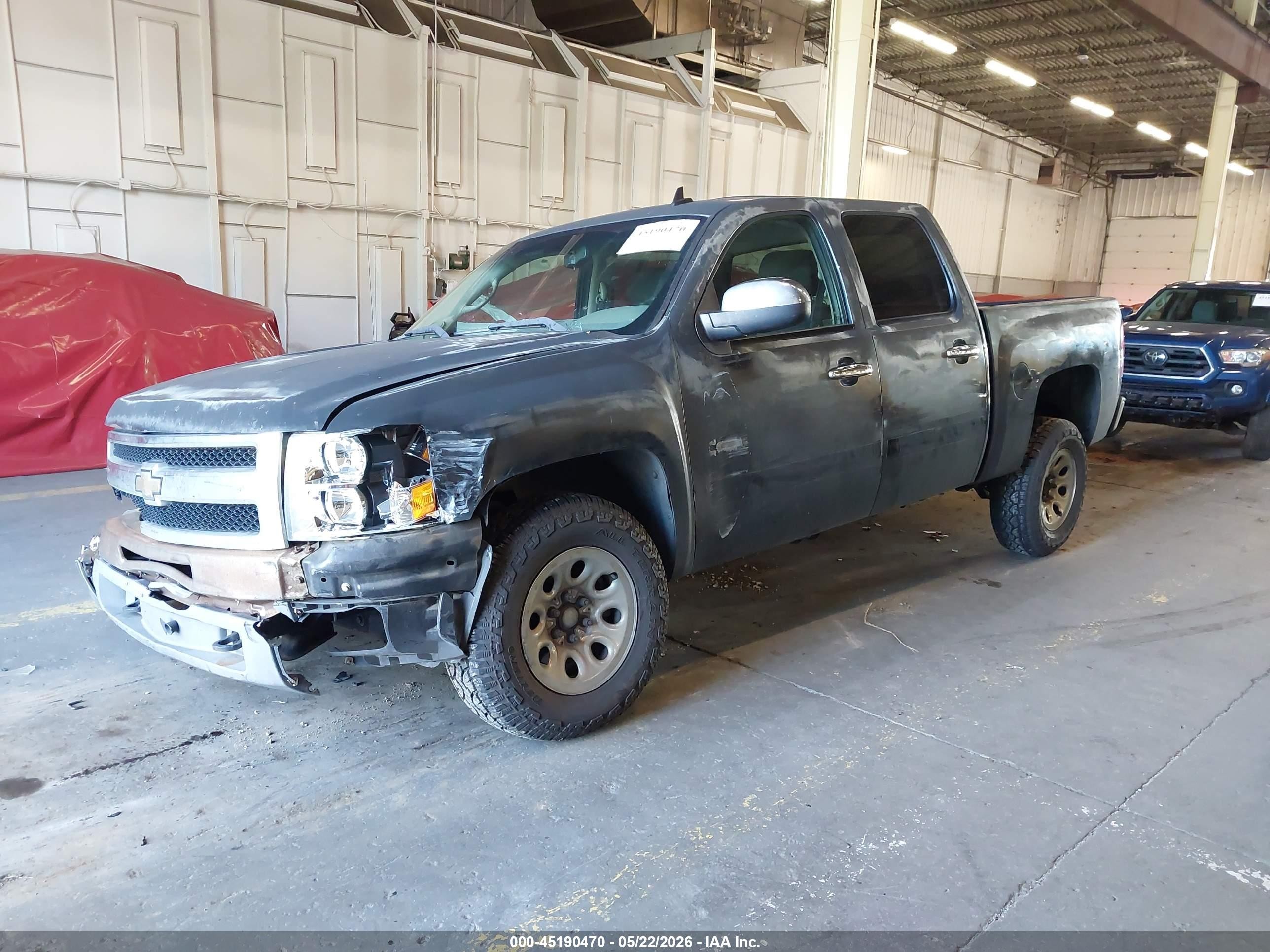 2012 Chevrolet Silverado 1500 Ls Black vin: 3GCPKREA8CG311366