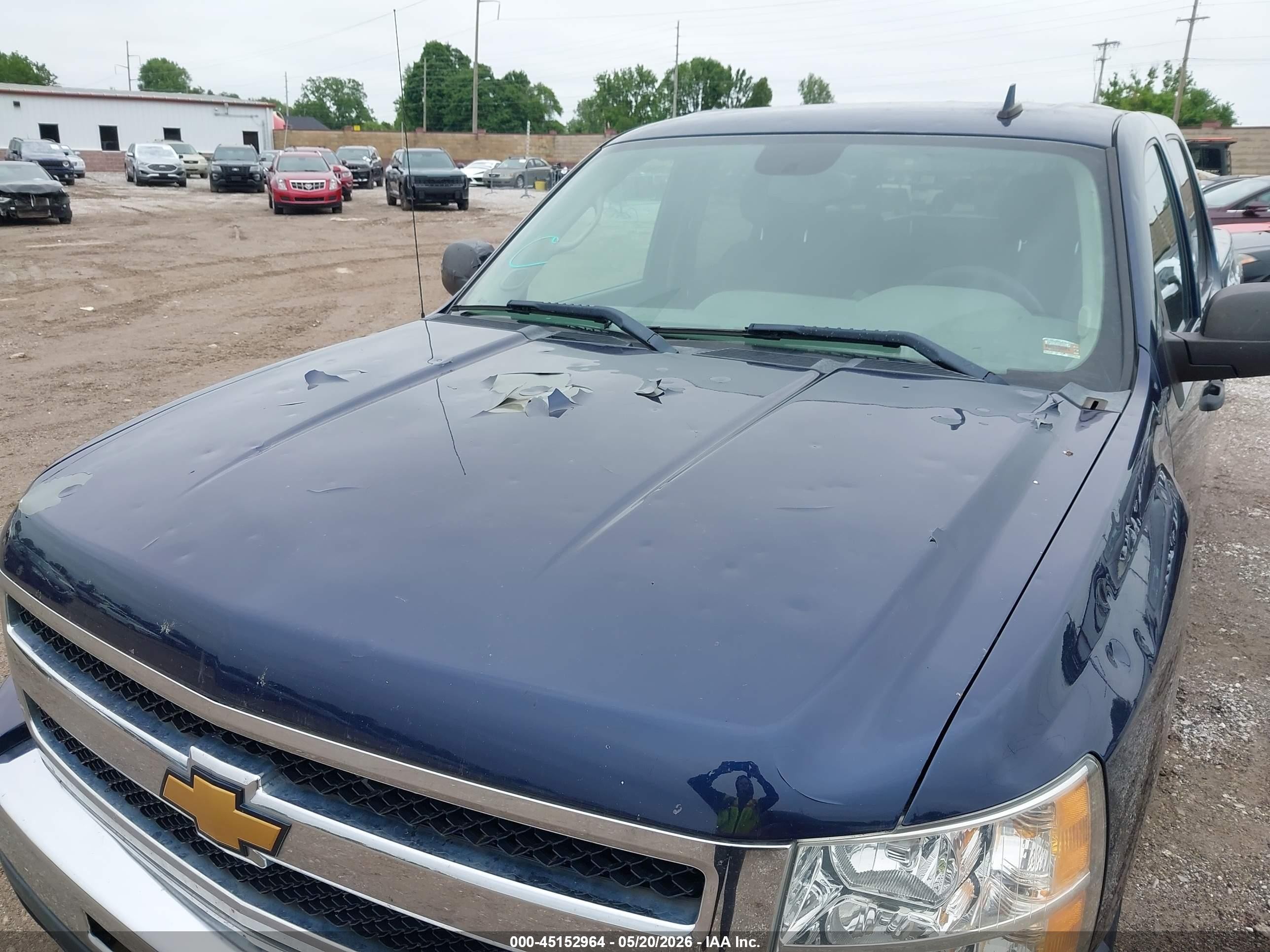 2011 Chevrolet Silverado 1500 Ls Dark Blue vin: 3GCPKREA9BG274262
