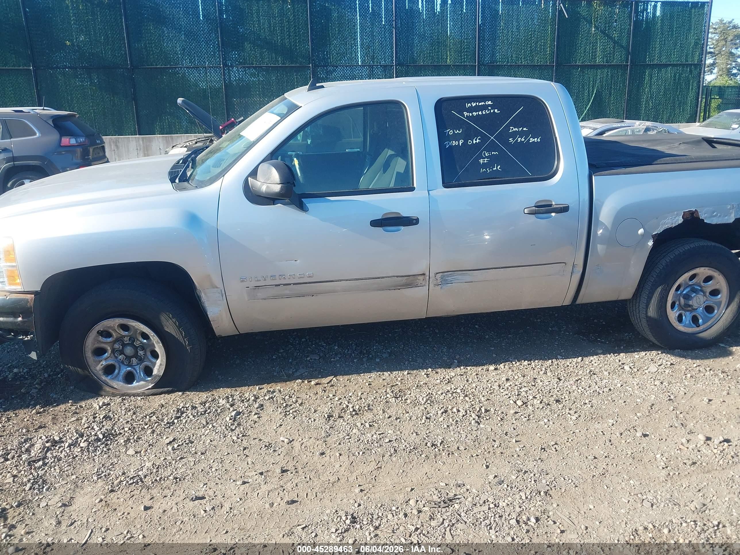 2011 Chevrolet Silverado 1500 Ls Gray vin: 3GCPKREA9BG306076
