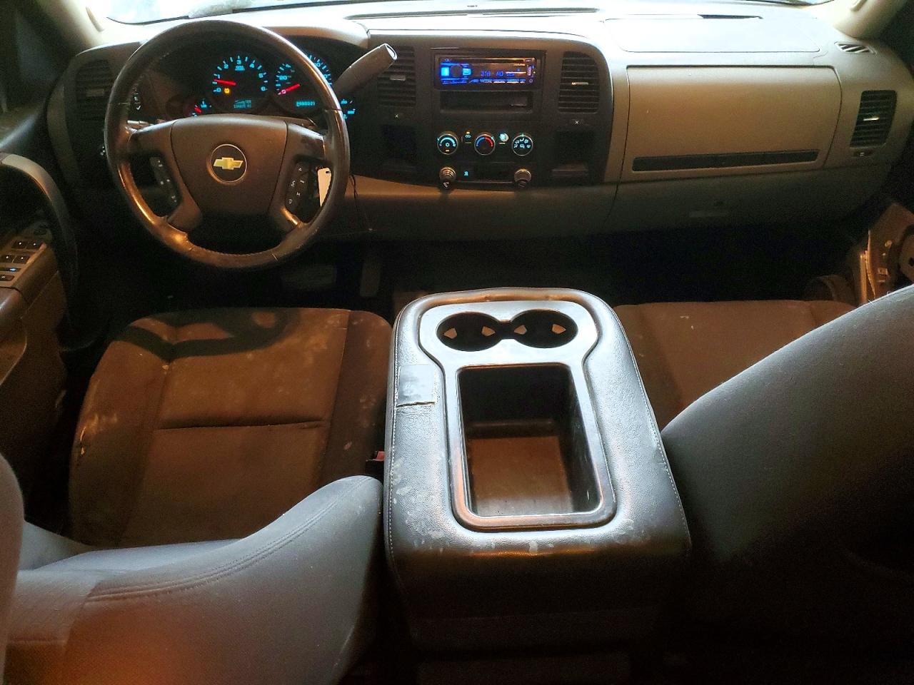 2011 Chevrolet Silverado K1500 Ls Blue vin: 3GCPKREAXBG281818