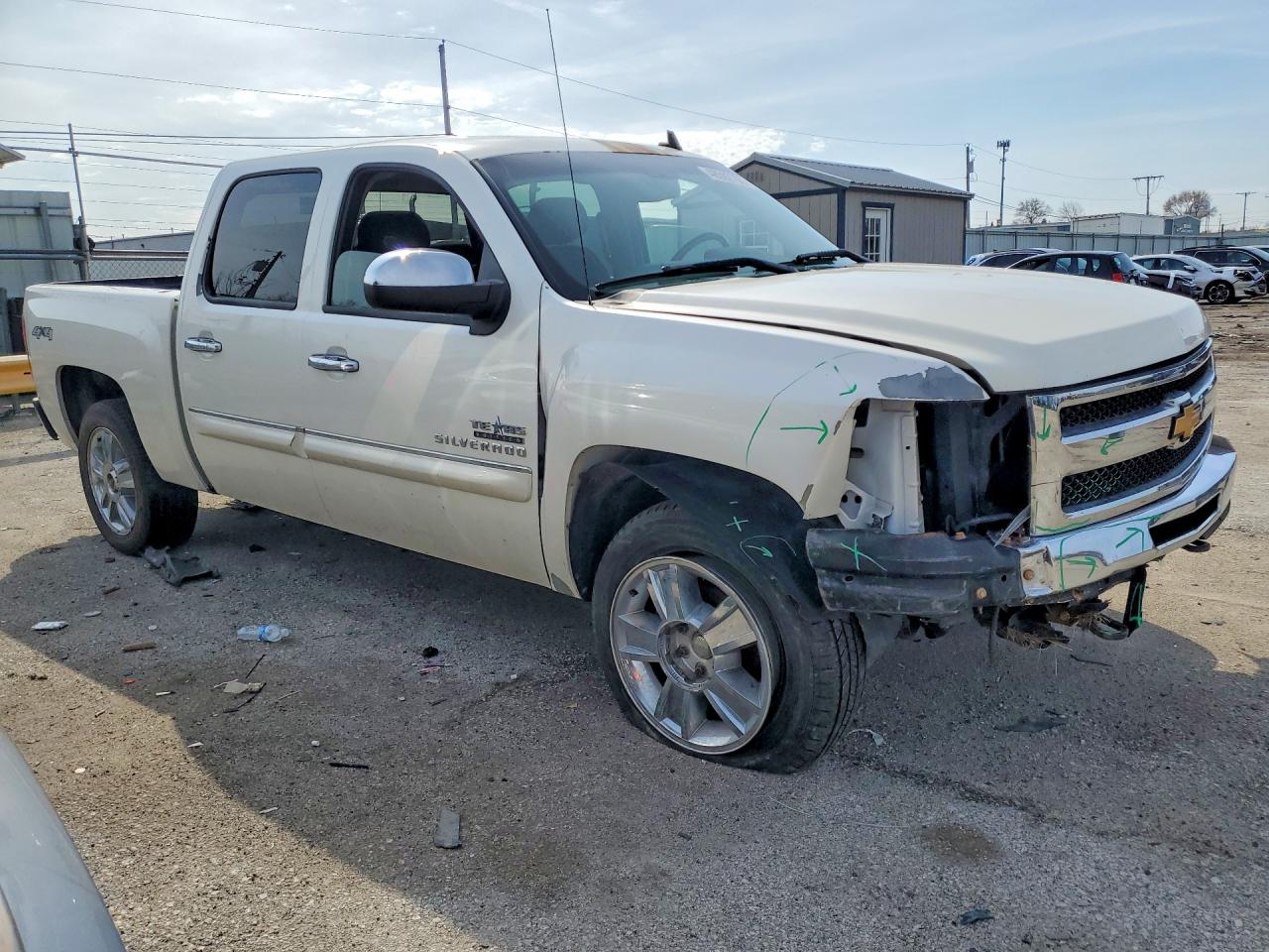 2012 Chevrolet Silverado K1500 Lt Cream vin: 3GCPKSE21CG237742