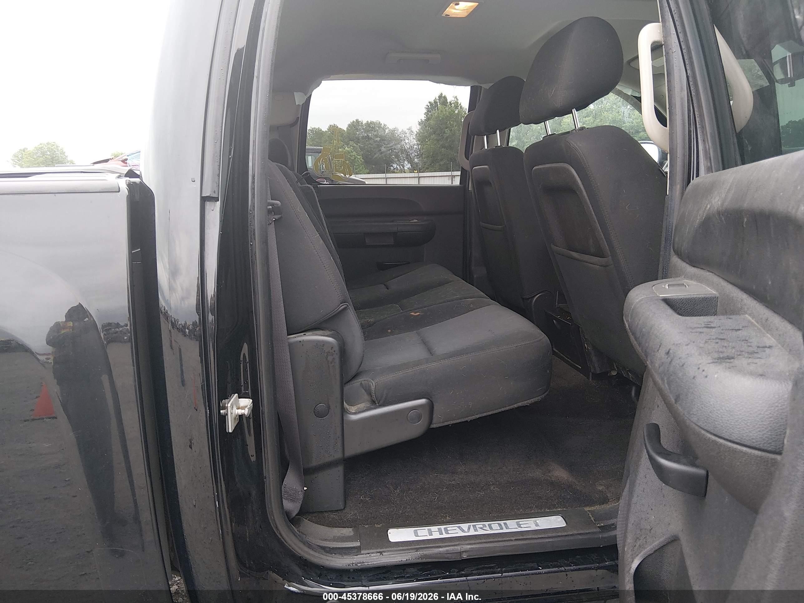 2013 Chevrolet Silverado 1500 Lt Black vin: 3GCPKSE22DG186768