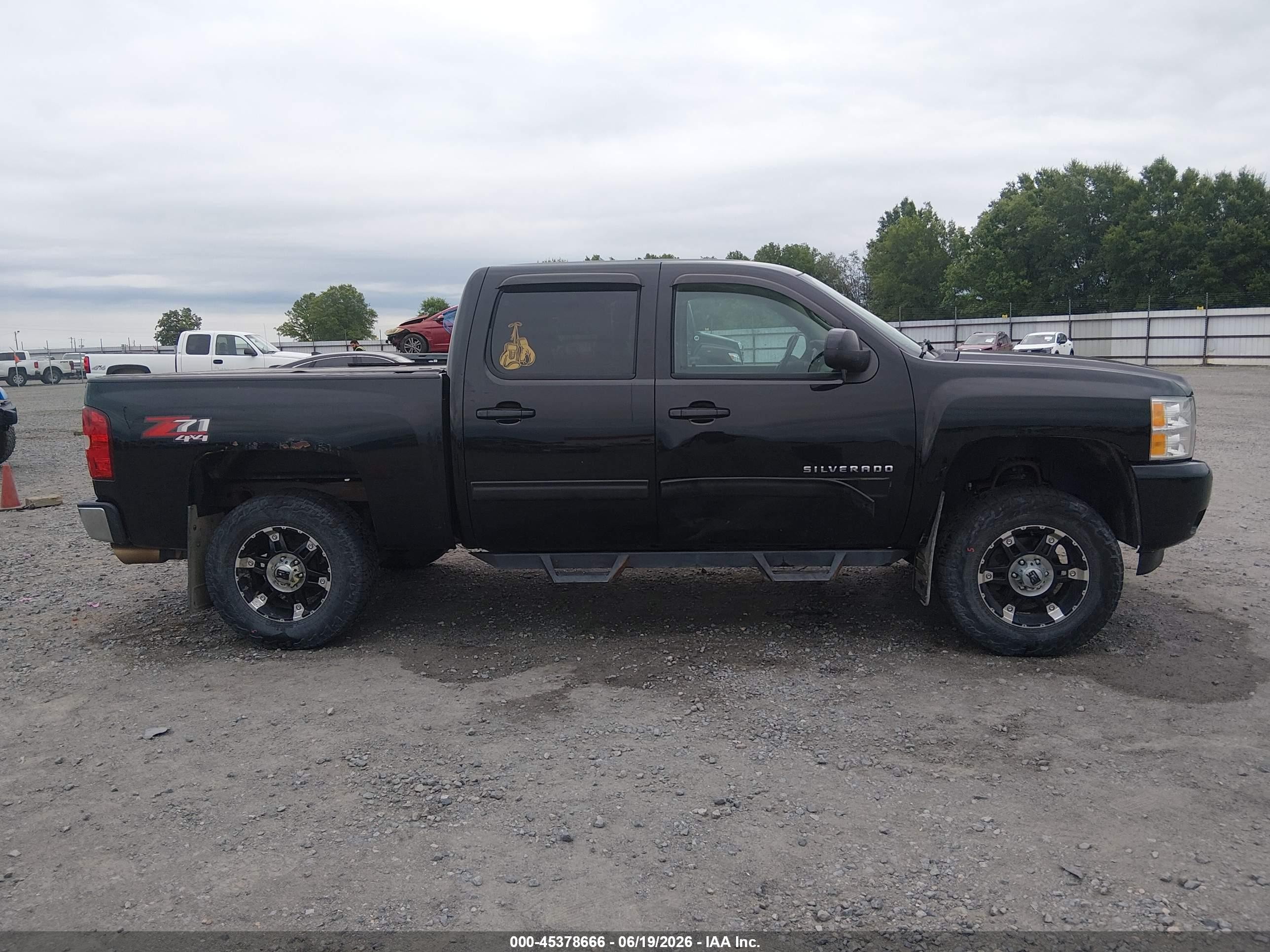 2013 Chevrolet Silverado 1500 Lt Black vin: 3GCPKSE22DG186768