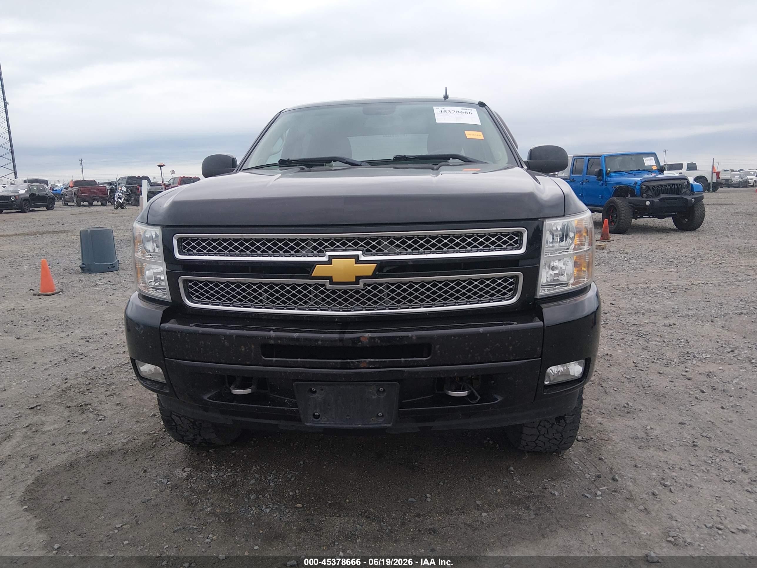 2013 Chevrolet Silverado 1500 Lt Black vin: 3GCPKSE22DG186768