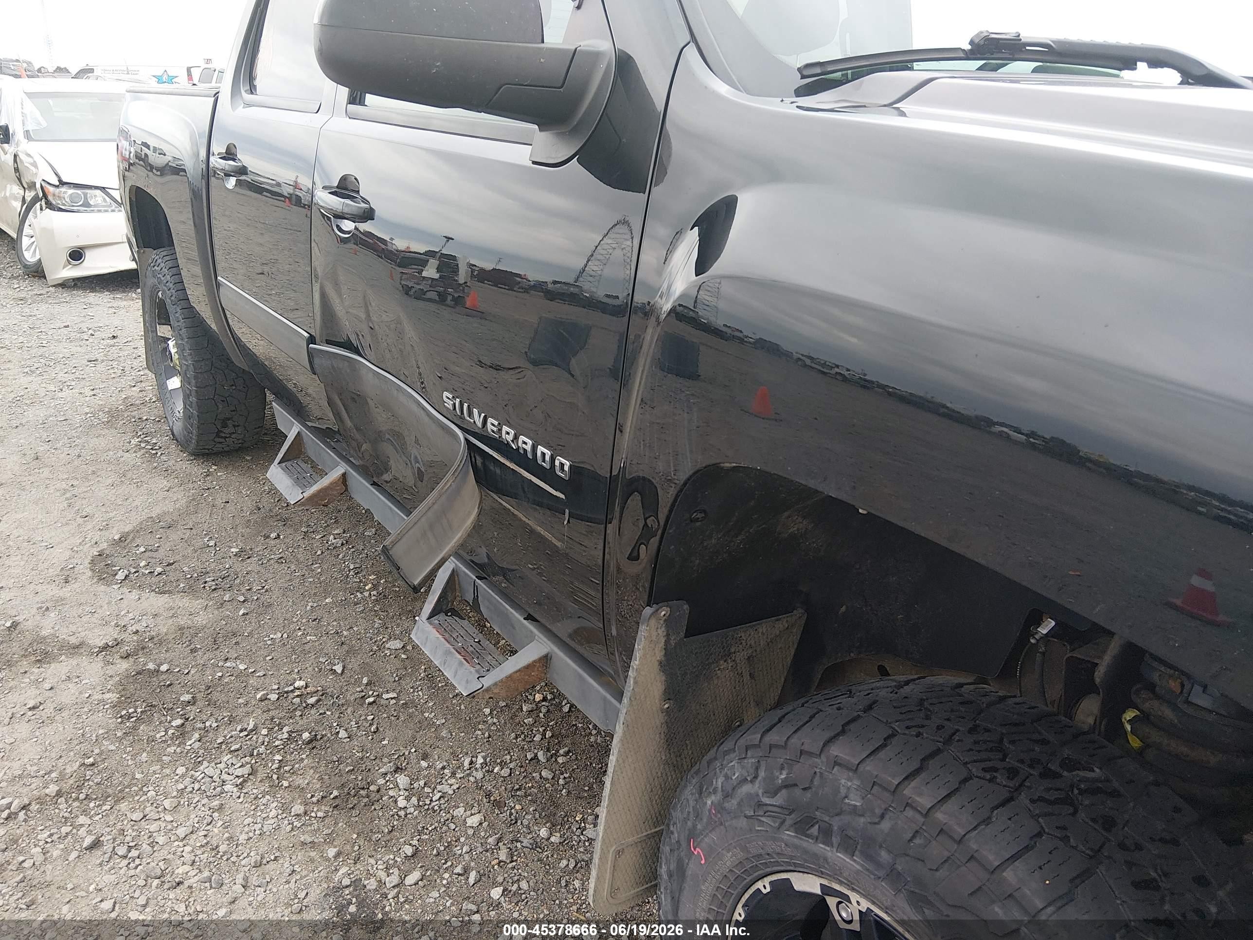 2013 Chevrolet Silverado 1500 Lt Black vin: 3GCPKSE22DG186768