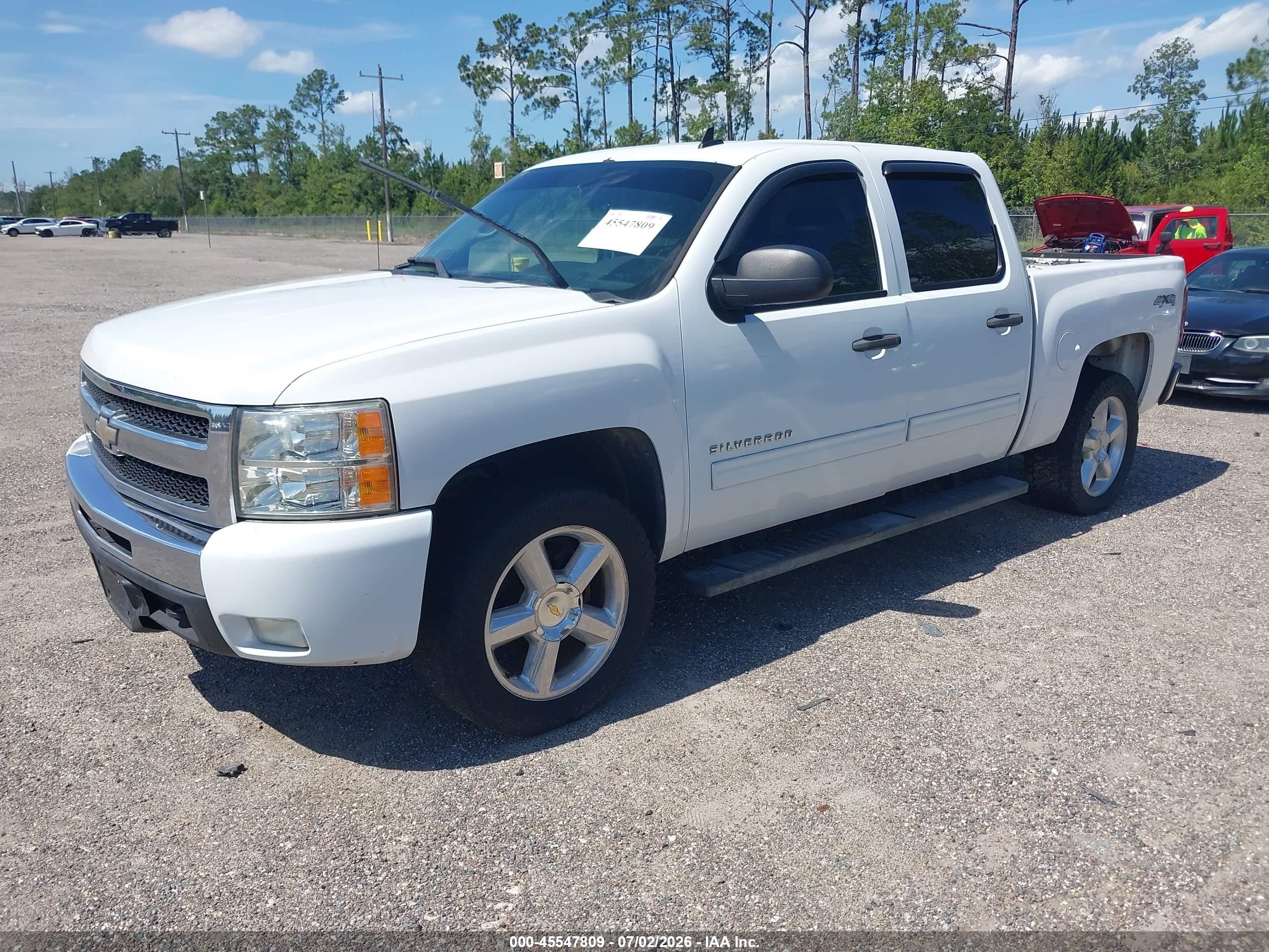 2011 Chevrolet Silverado 1500 Lt White vin: 3GCPKSE30BG145934