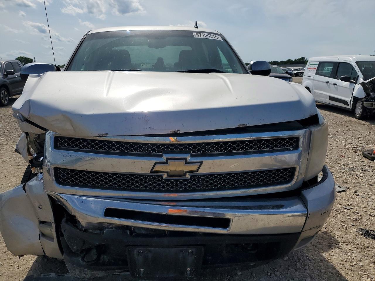 2011 Chevrolet Silverado K1500 Lt Silver vin: 3GCPKSE30BG221927
