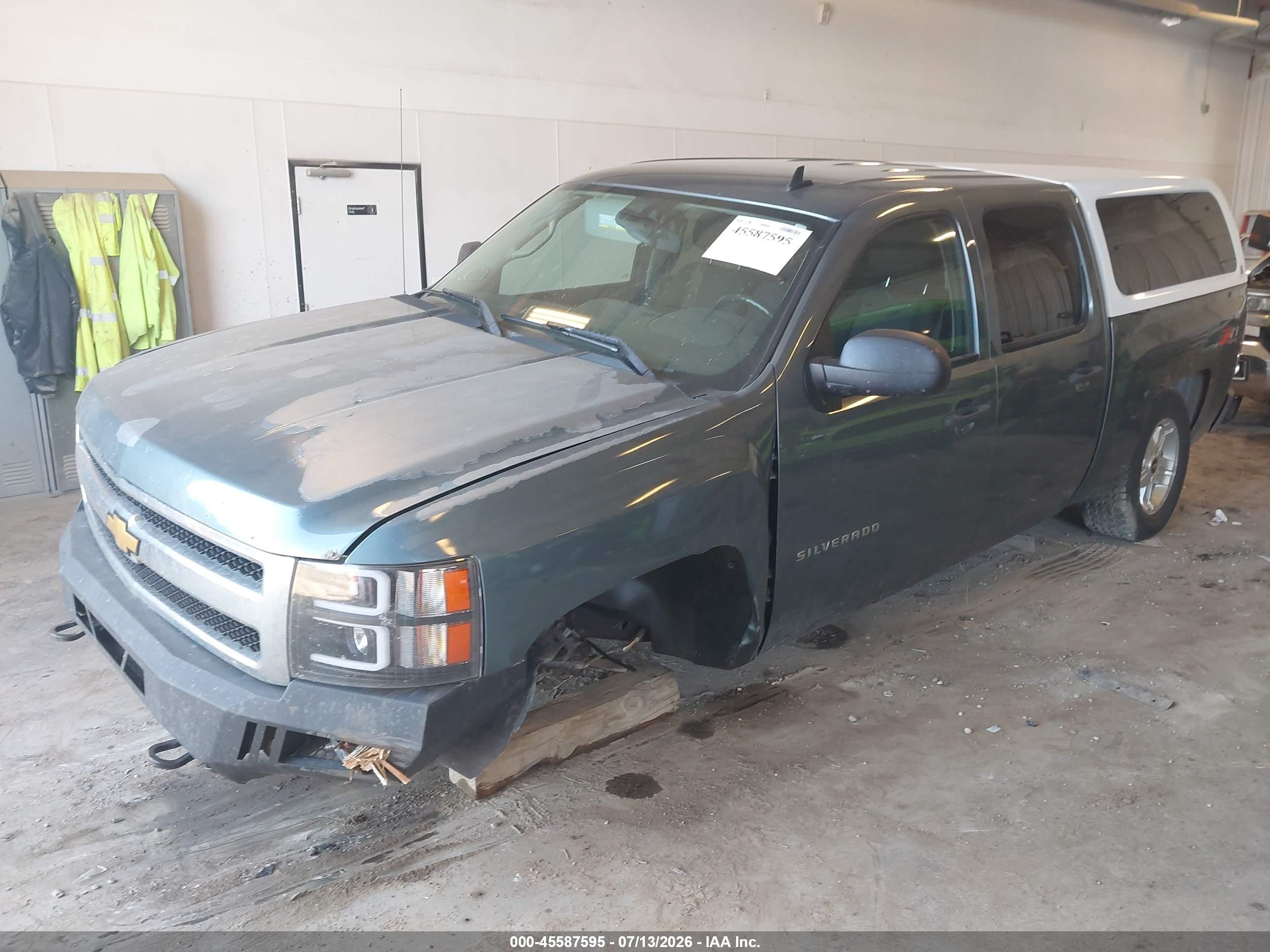 2011 Chevrolet Silverado 1500 Lt Blue vin: 3GCPKSE30BG306802