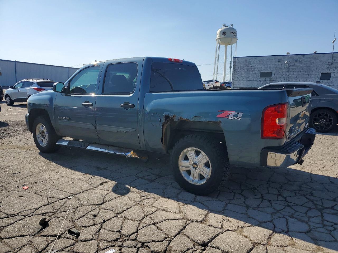 2011 Chevrolet Silverado K1500 Lt Blue vin: 3GCPKSE30BG379118
