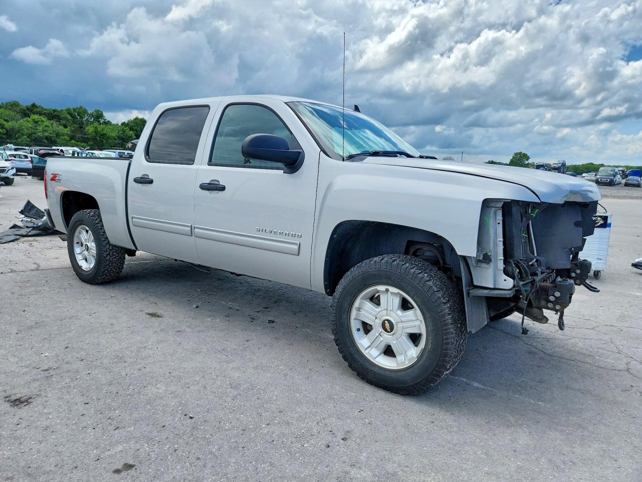 2011 Chevrolet Silverado K1500 Lt Silver vin: 3GCPKSE30BG383380