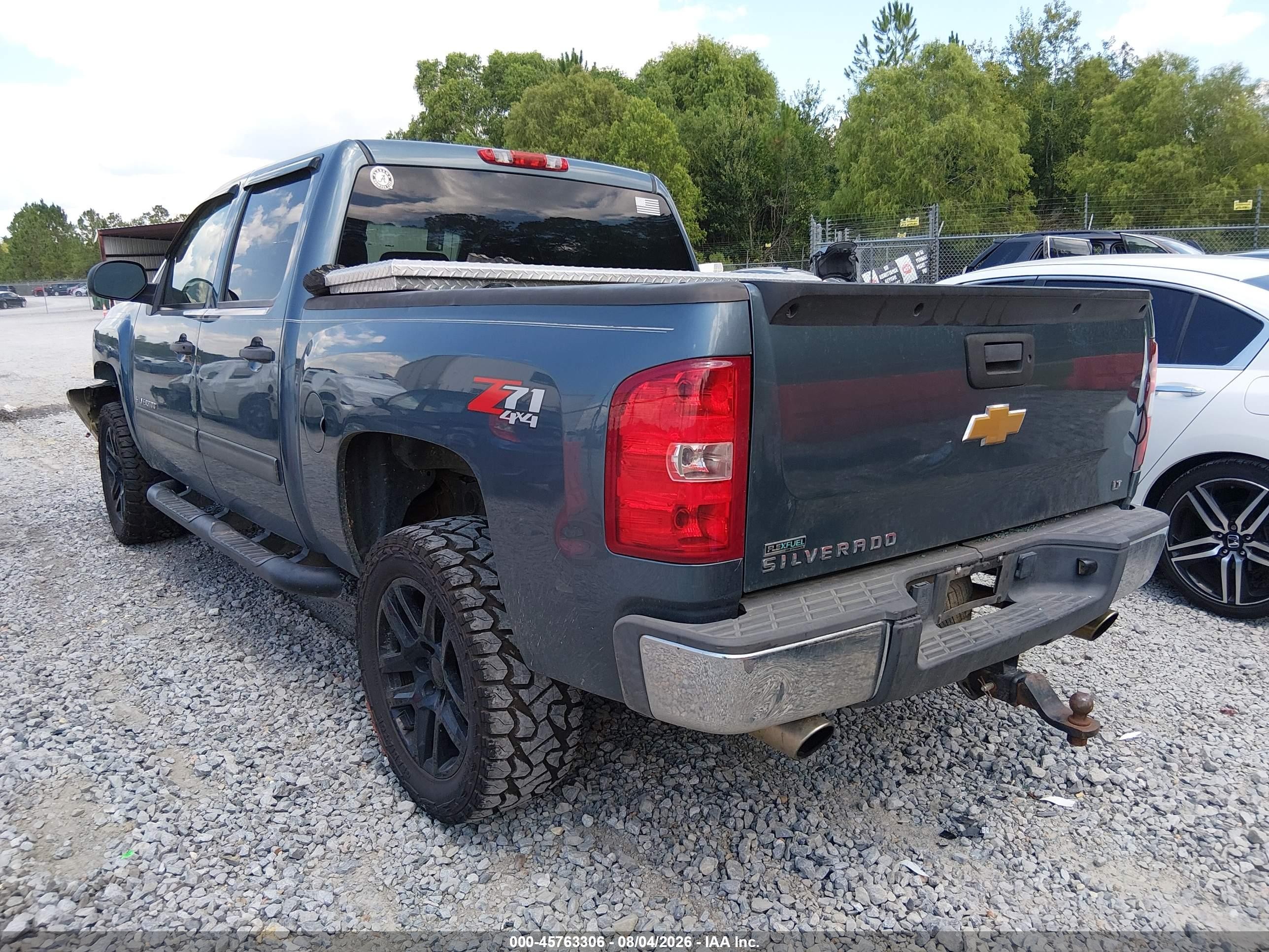 2011 Chevrolet Silverado 1500 Lt Blue vin: 3GCPKSE30BG404437