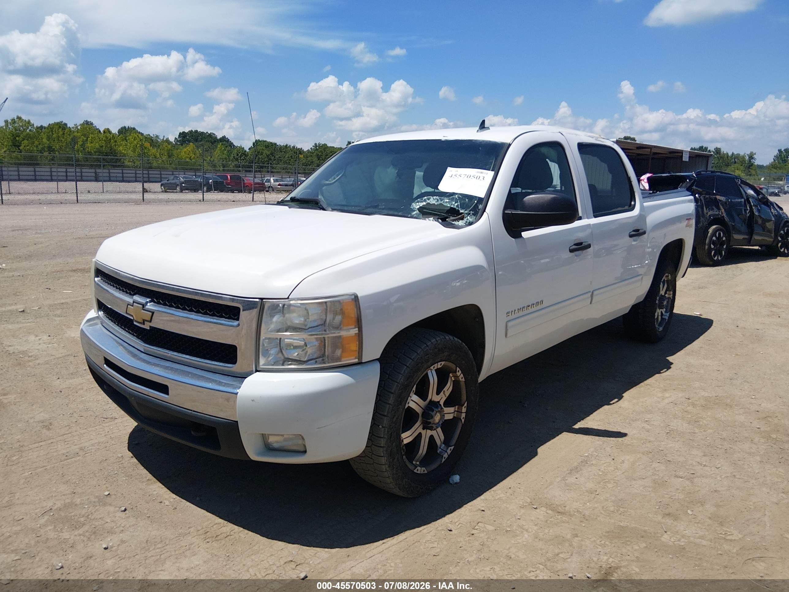 2011 Chevrolet Silverado 1500 Lt White vin: 3GCPKSE32BG368556