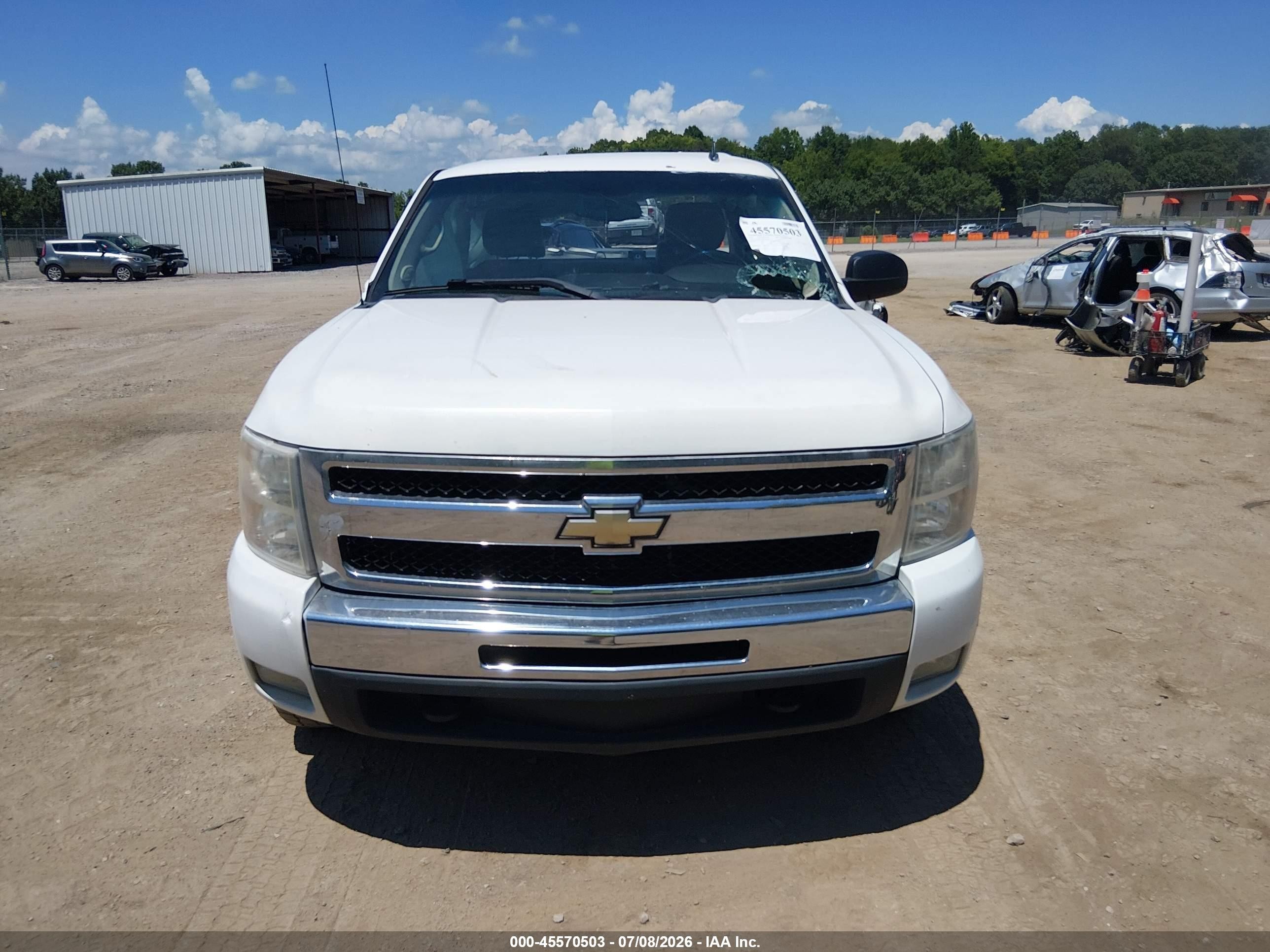 2011 Chevrolet Silverado 1500 Lt White vin: 3GCPKSE32BG368556