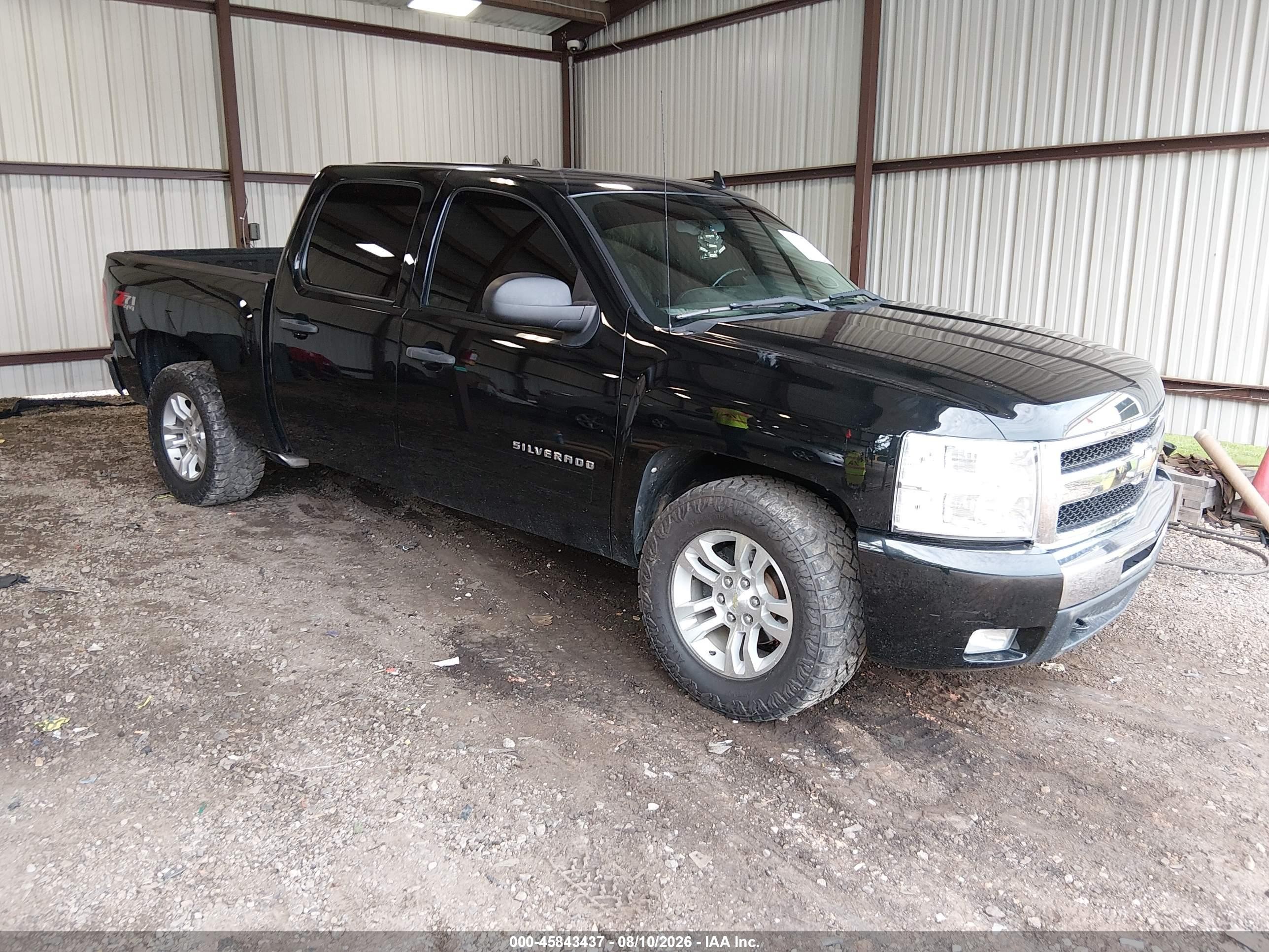 2011 Chevrolet Silverado 1500 Lt Black vin: 3GCPKSE32BG392680