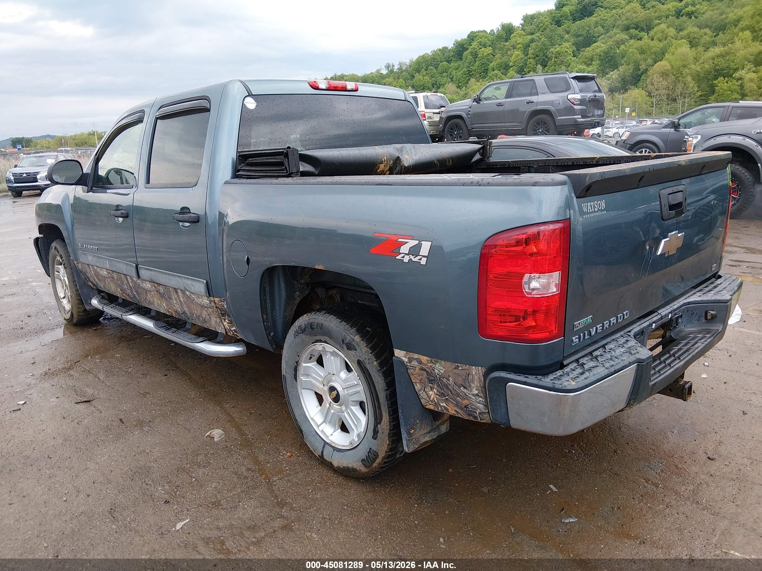 2011 Chevrolet Silverado 1500 Lt Blue vin: 3GCPKSE33BG222778
