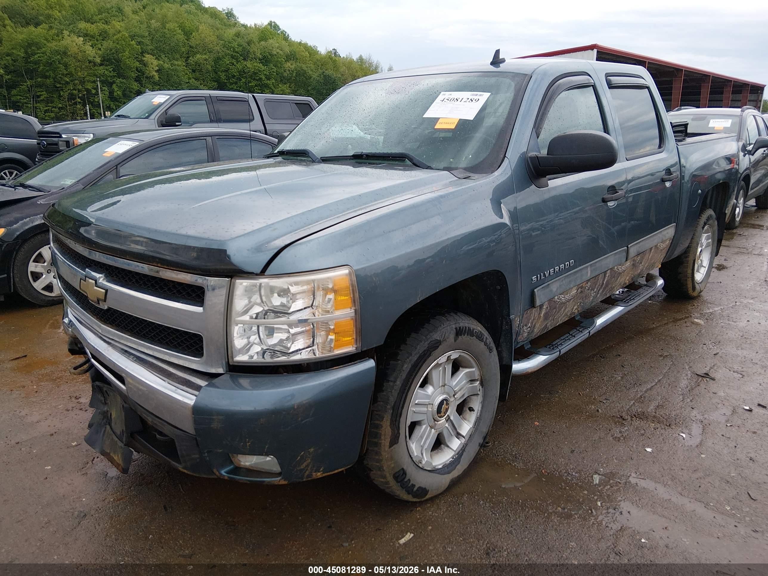 2011 Chevrolet Silverado 1500 Lt Blue vin: 3GCPKSE33BG222778