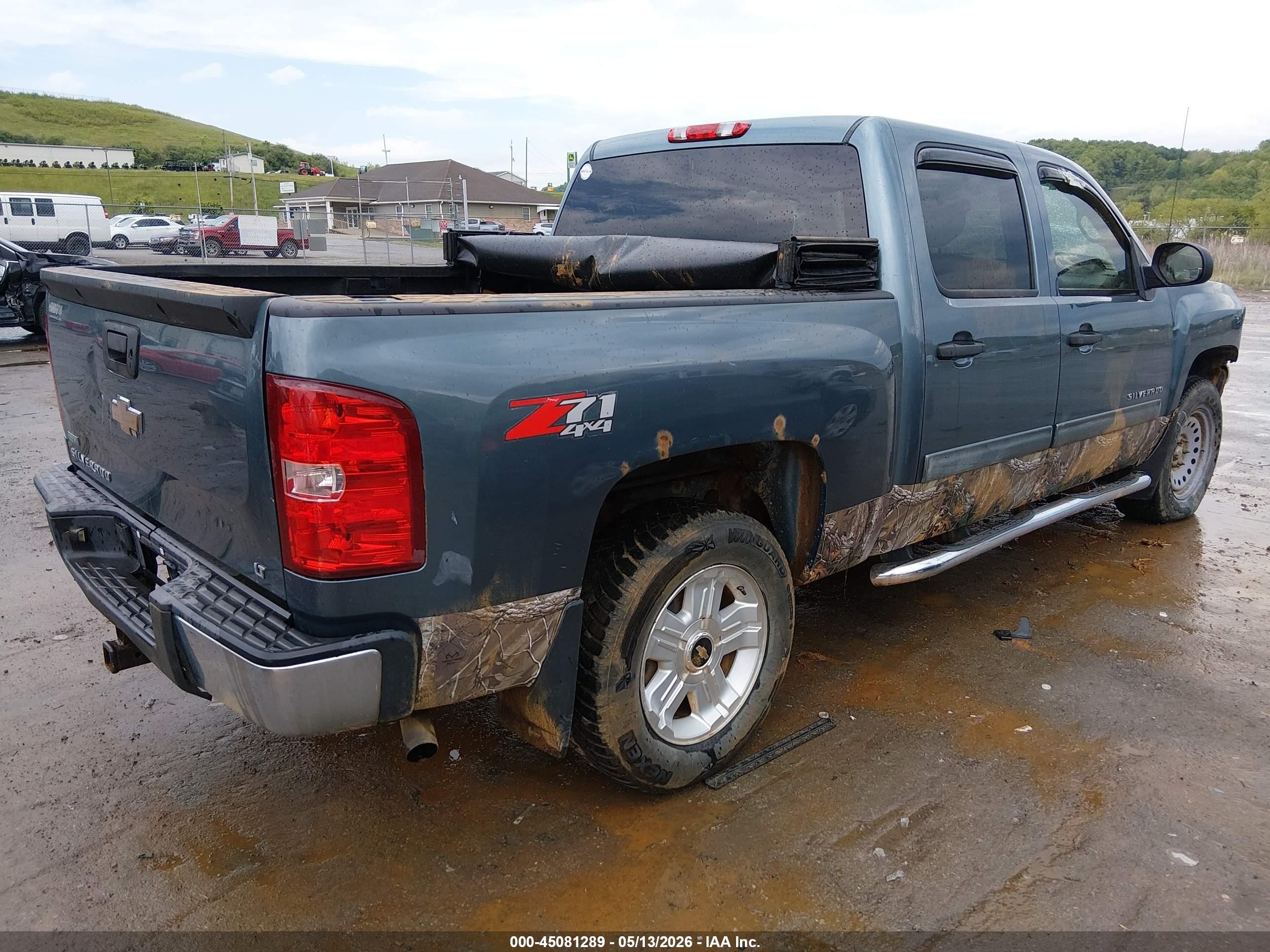 2011 Chevrolet Silverado 1500 Lt Blue vin: 3GCPKSE33BG222778