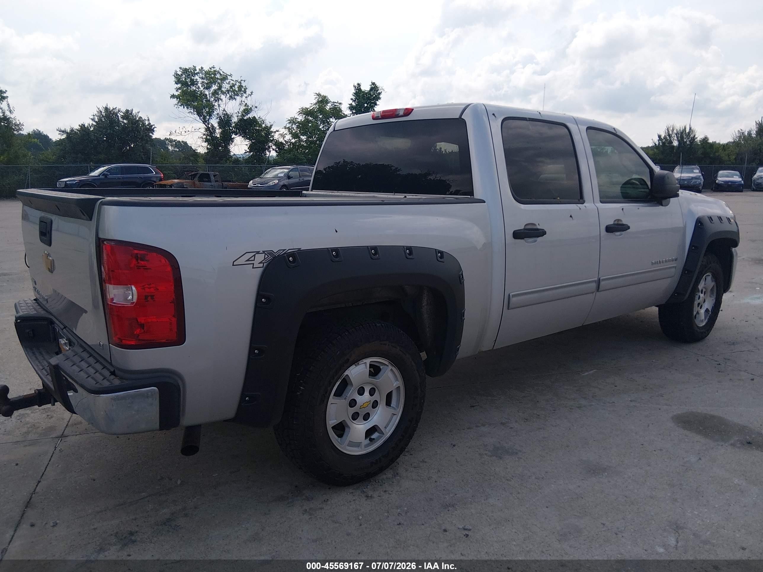 2011 Chevrolet Silverado 1500 Lt Gray vin: 3GCPKSE33BG383891